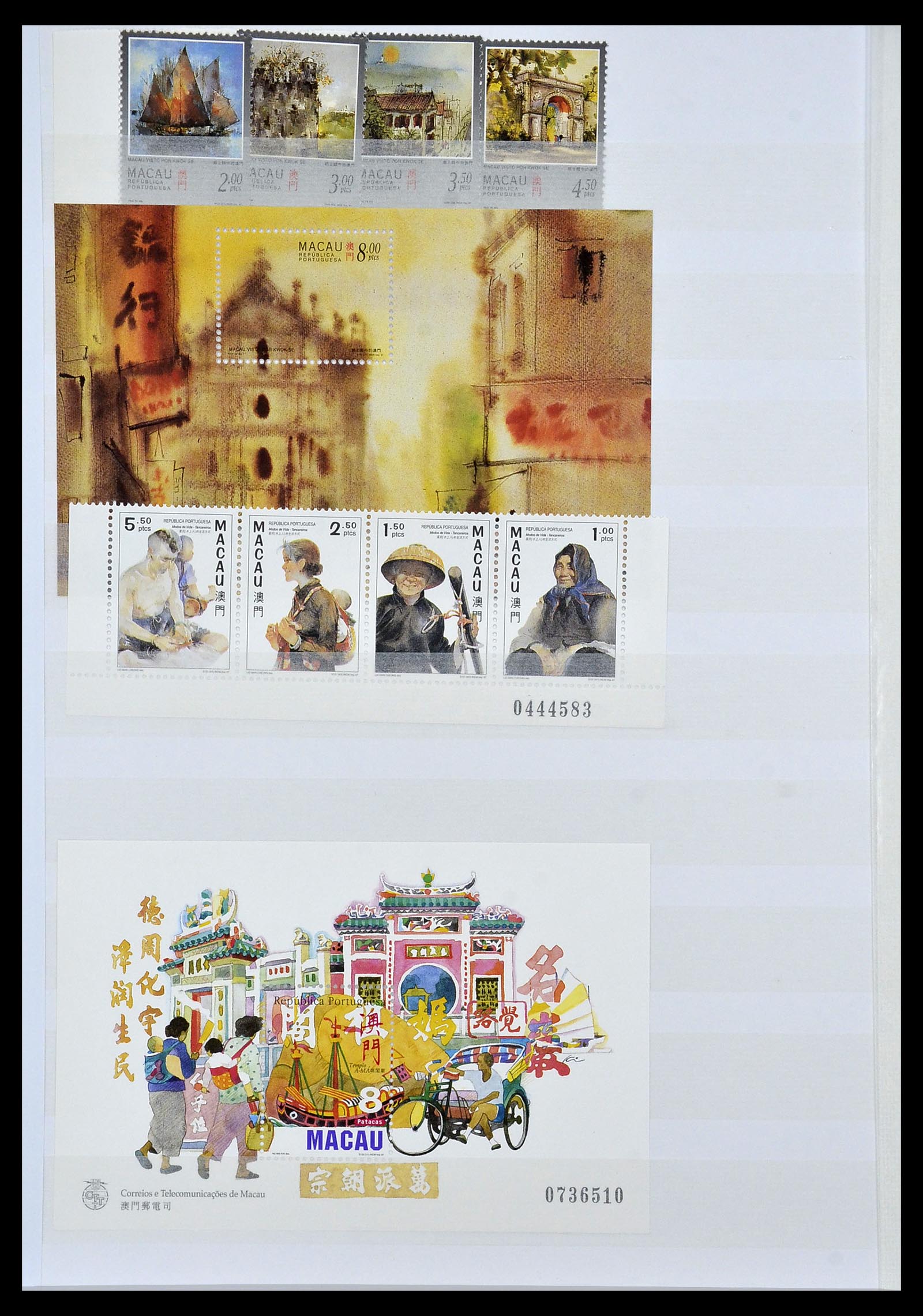 34064 026 - Postzegelverzameling 34064 Macao 1884-2019!