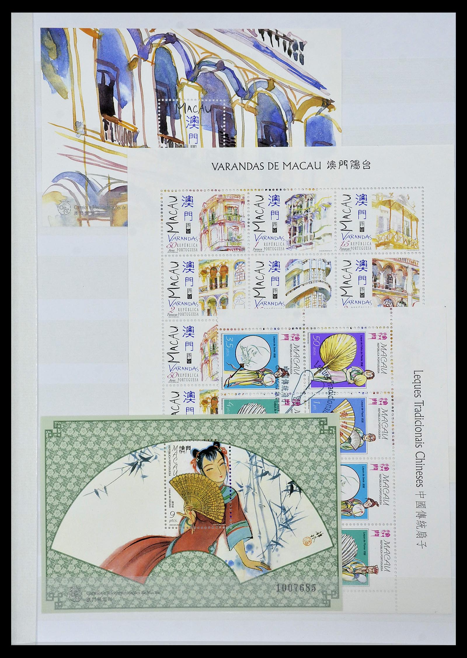 34064 029 - Postzegelverzameling 34064 Macao 1884-2019!