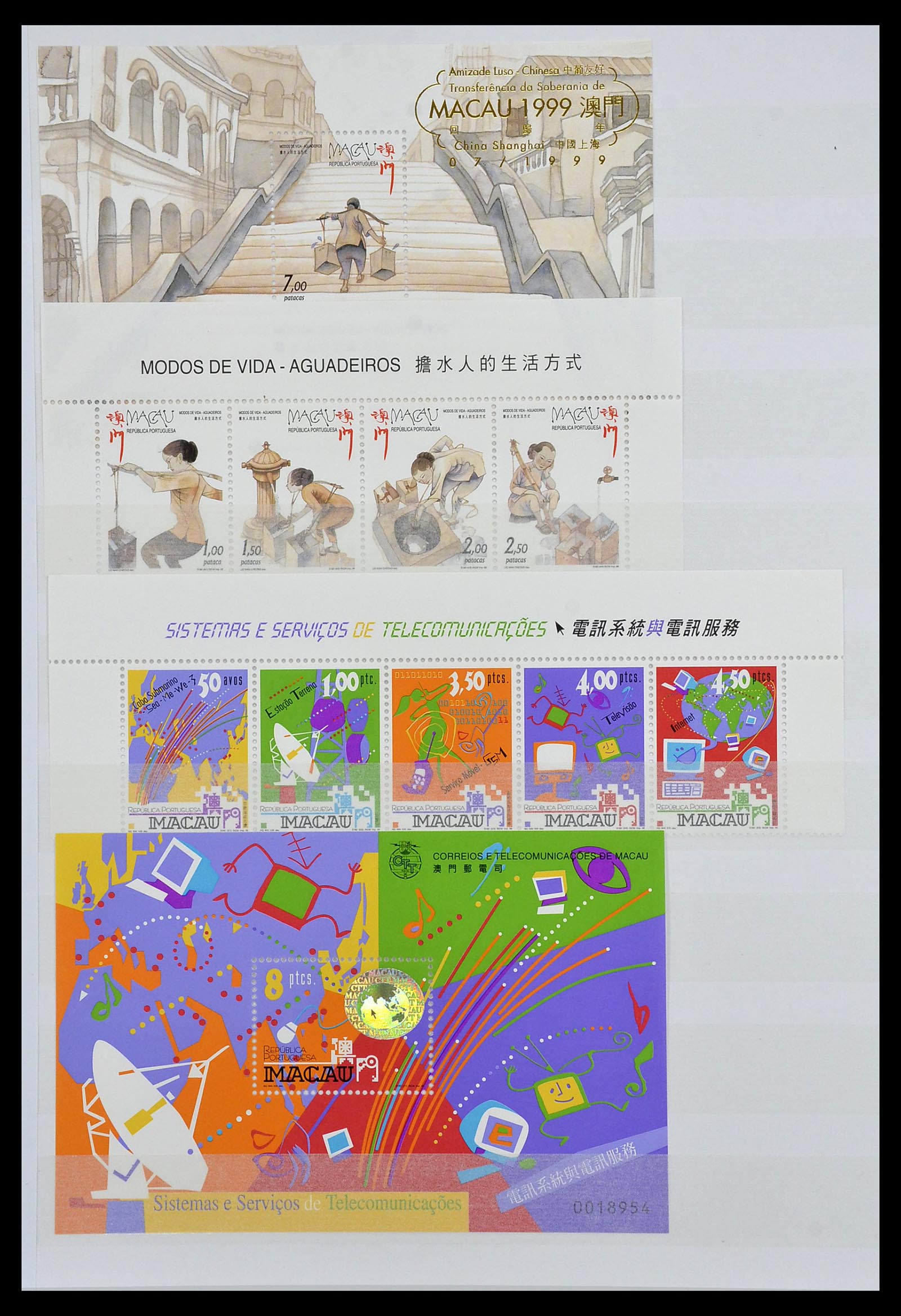34064 042 - Postzegelverzameling 34064 Macao 1884-2019!