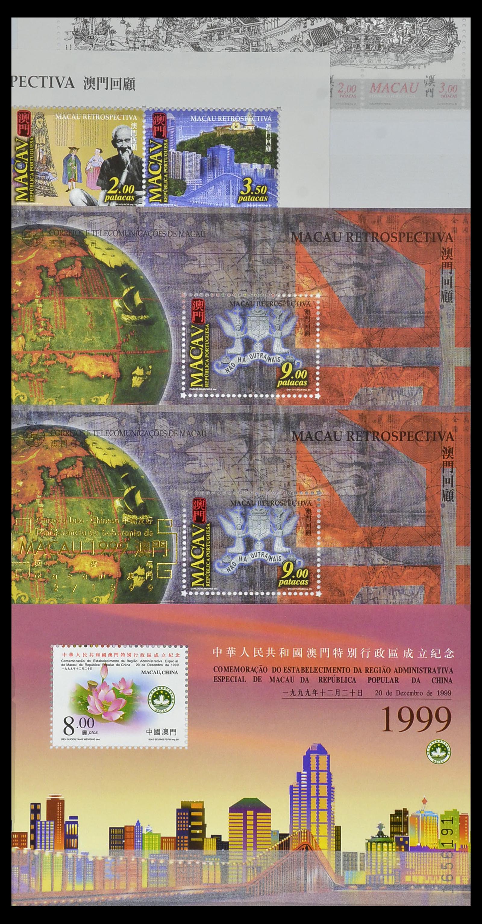 34064 046 - Postzegelverzameling 34064 Macao 1884-2019!