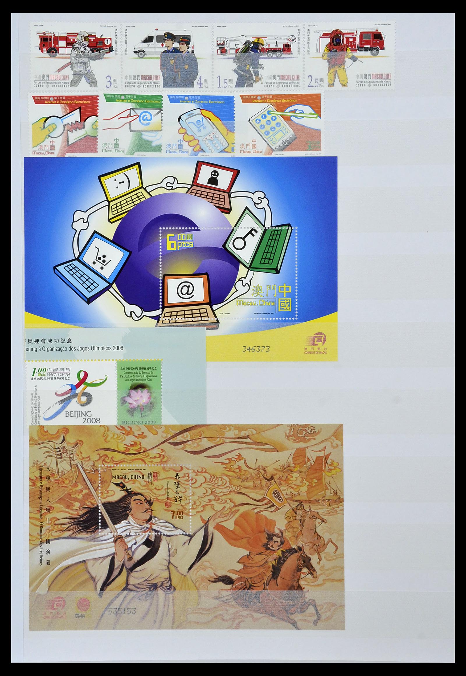 34064 054 - Postzegelverzameling 34064 Macao 1884-2019!