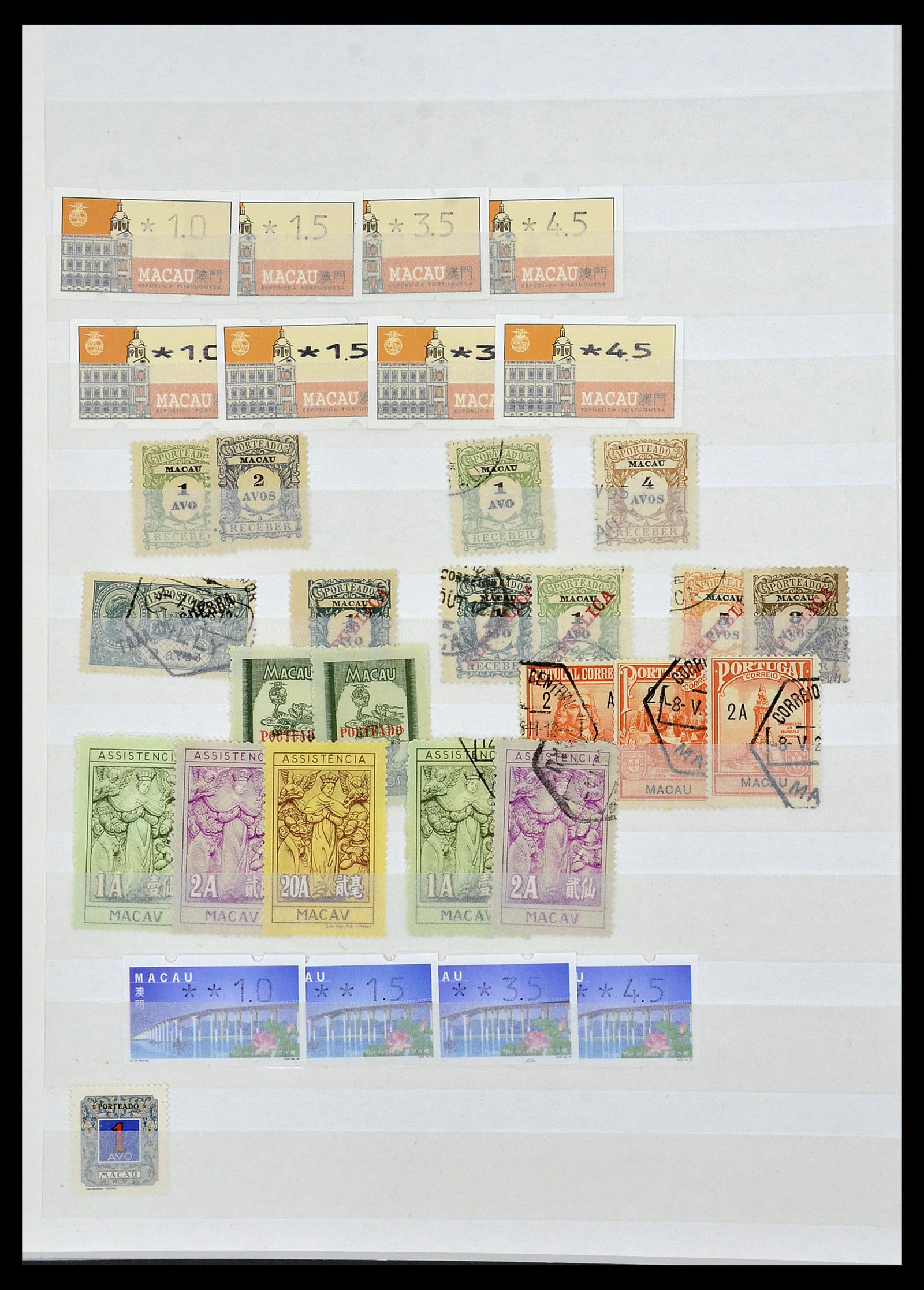34064 098 - Stamp collection 34064 Macao 1884-2019!