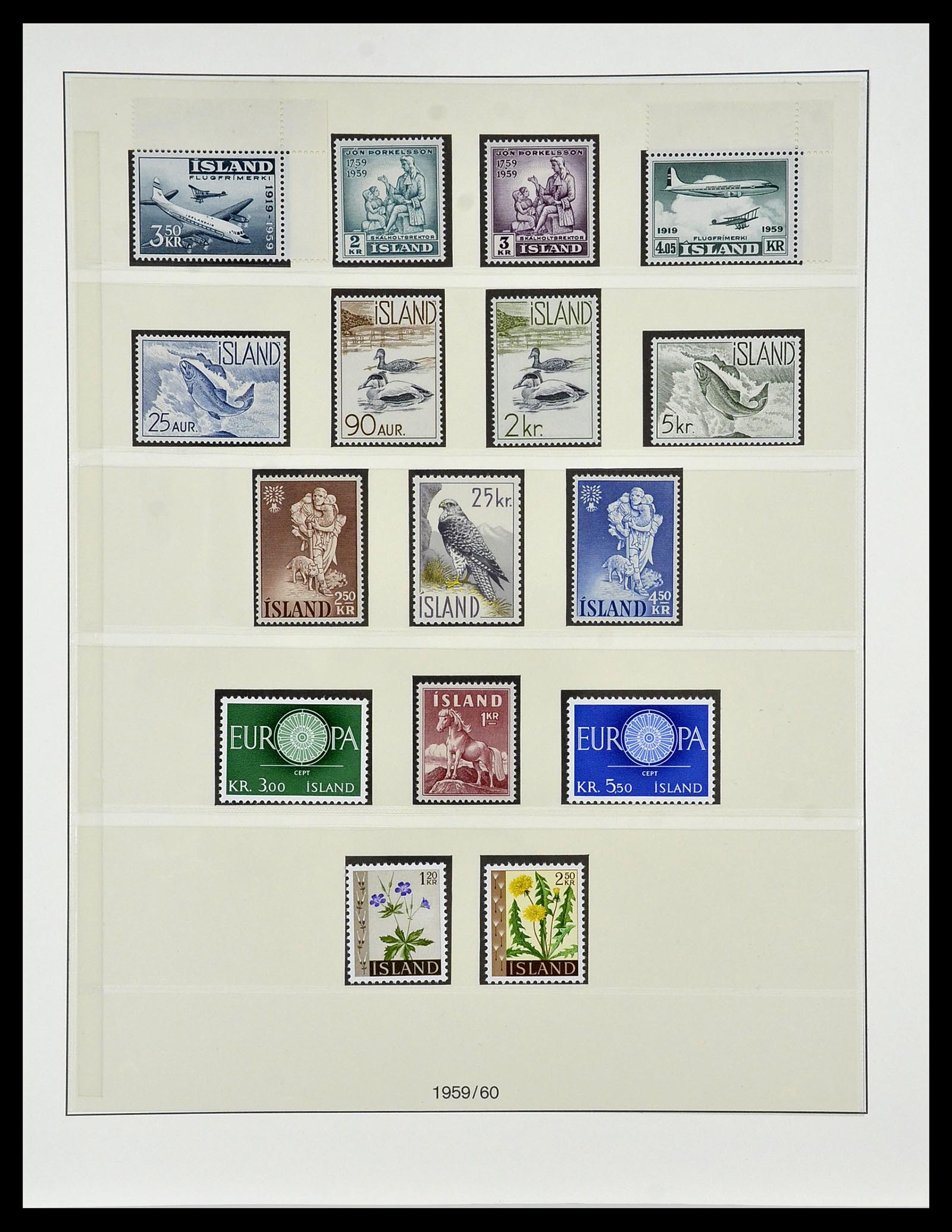 34065 012 - Stamp collection 34065 Iceland 1930-2000.