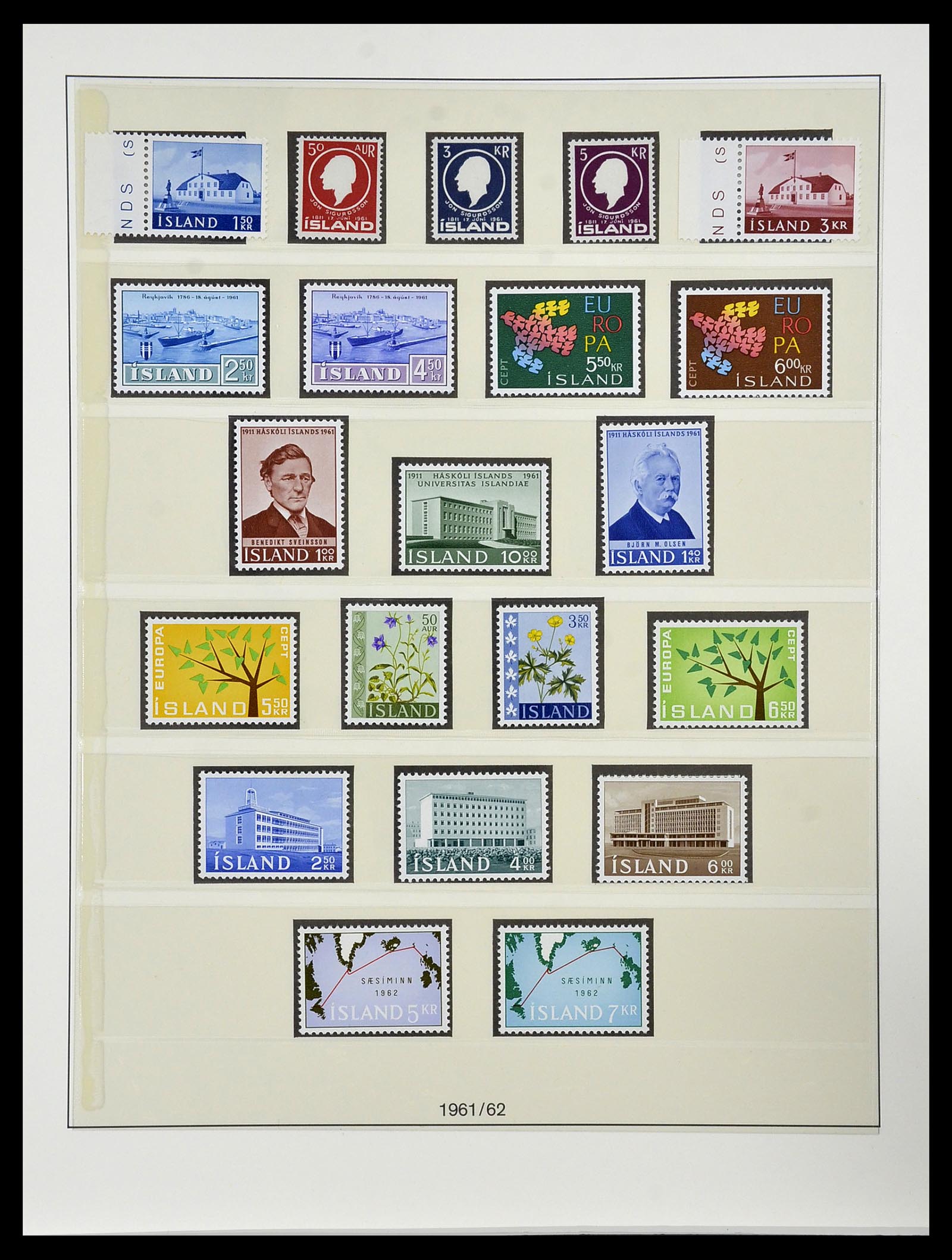34065 013 - Stamp collection 34065 Iceland 1930-2000.