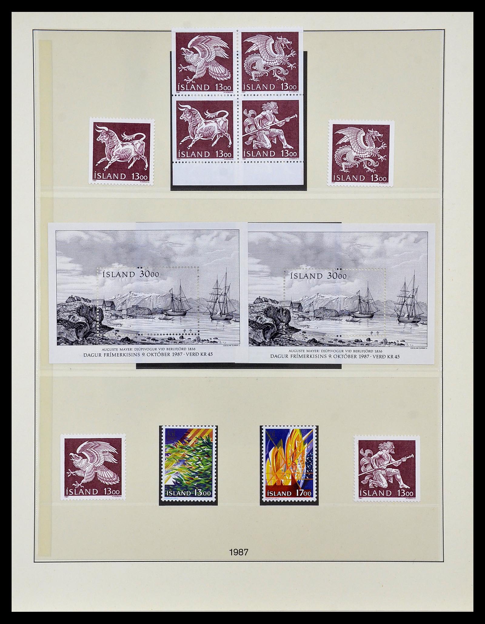 34065 042 - Stamp collection 34065 Iceland 1930-2000.
