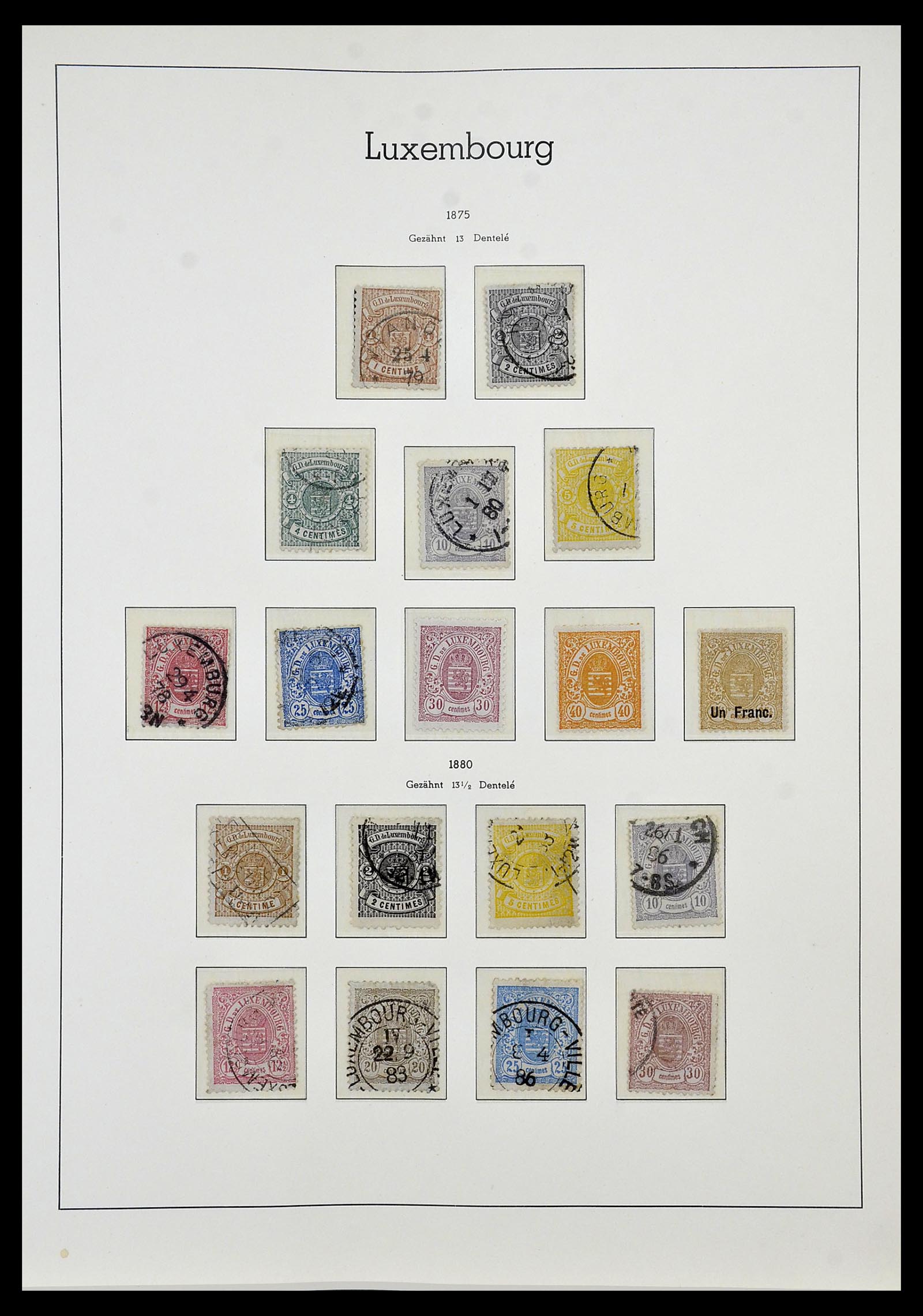 34066 003 - Postzegelverzameling 34066 Luxemburg 1852-2005.