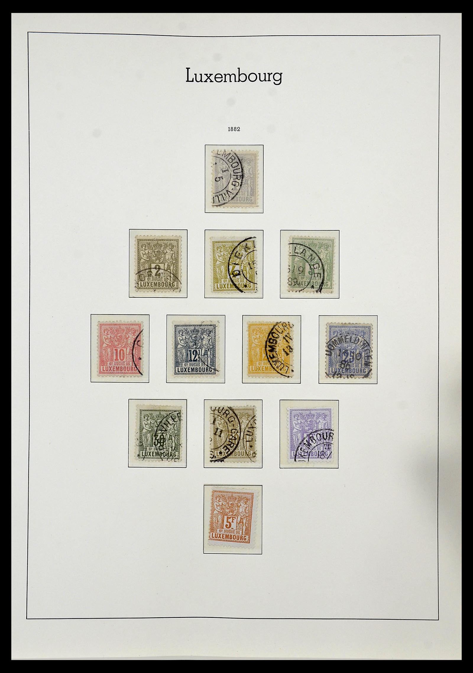 34066 004 - Postzegelverzameling 34066 Luxemburg 1852-2005.