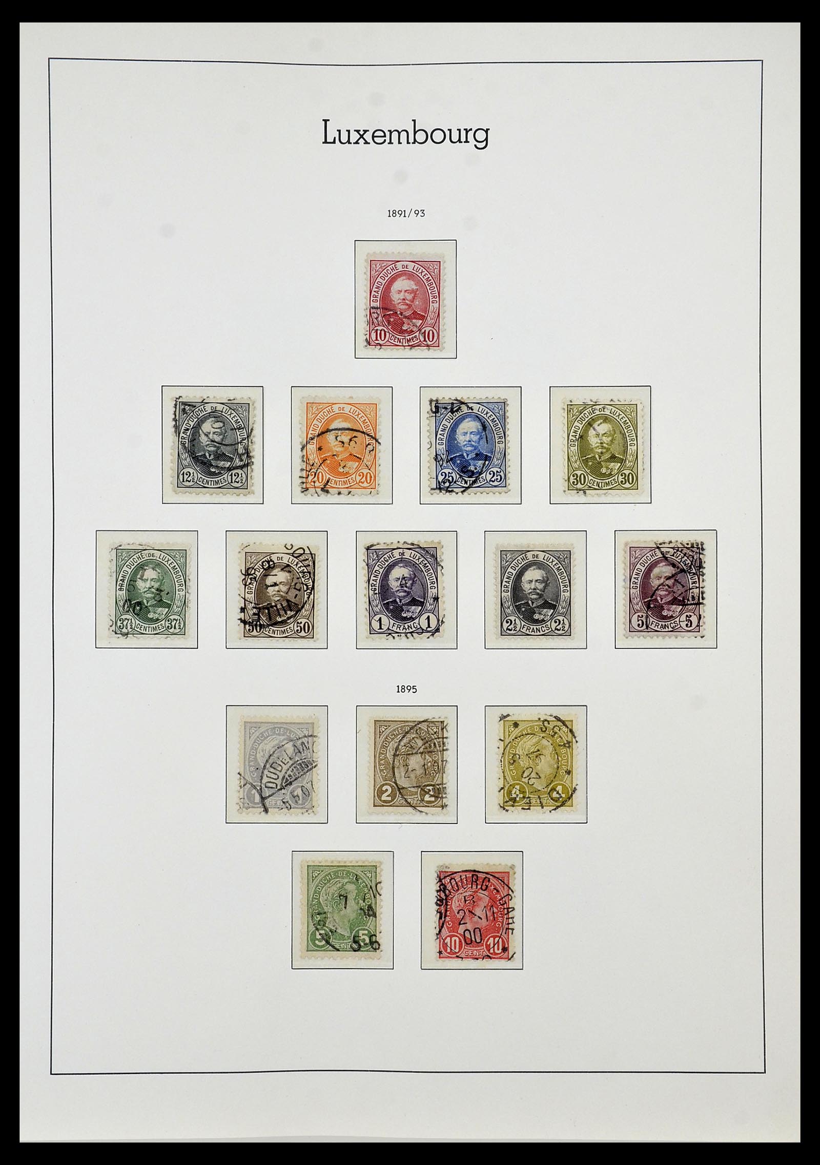 34066 005 - Postzegelverzameling 34066 Luxemburg 1852-2005.
