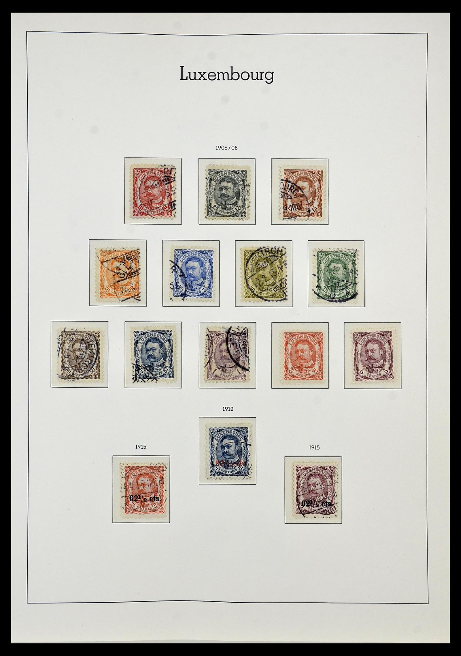 34066 006 - Postzegelverzameling 34066 Luxemburg 1852-2005.