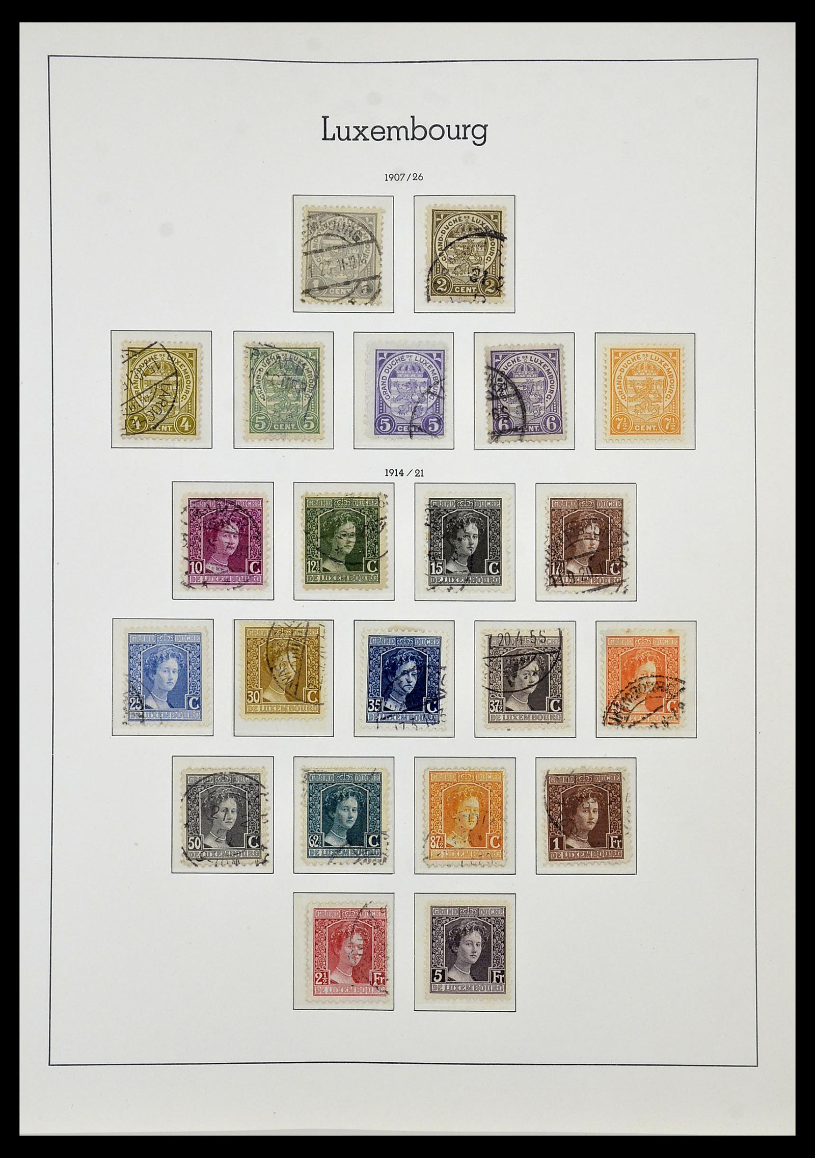 34066 007 - Postzegelverzameling 34066 Luxemburg 1852-2005.