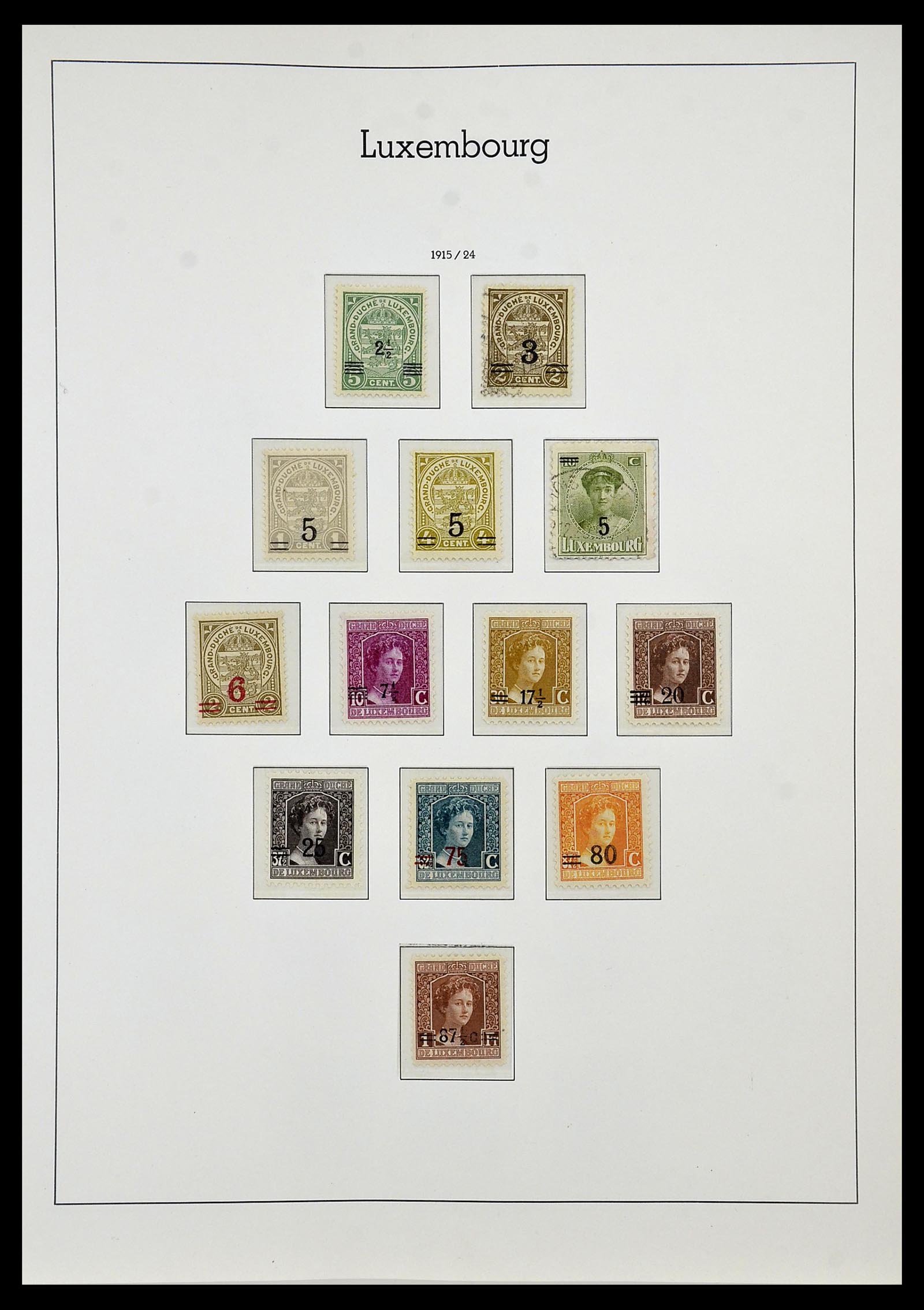 34066 008 - Postzegelverzameling 34066 Luxemburg 1852-2005.