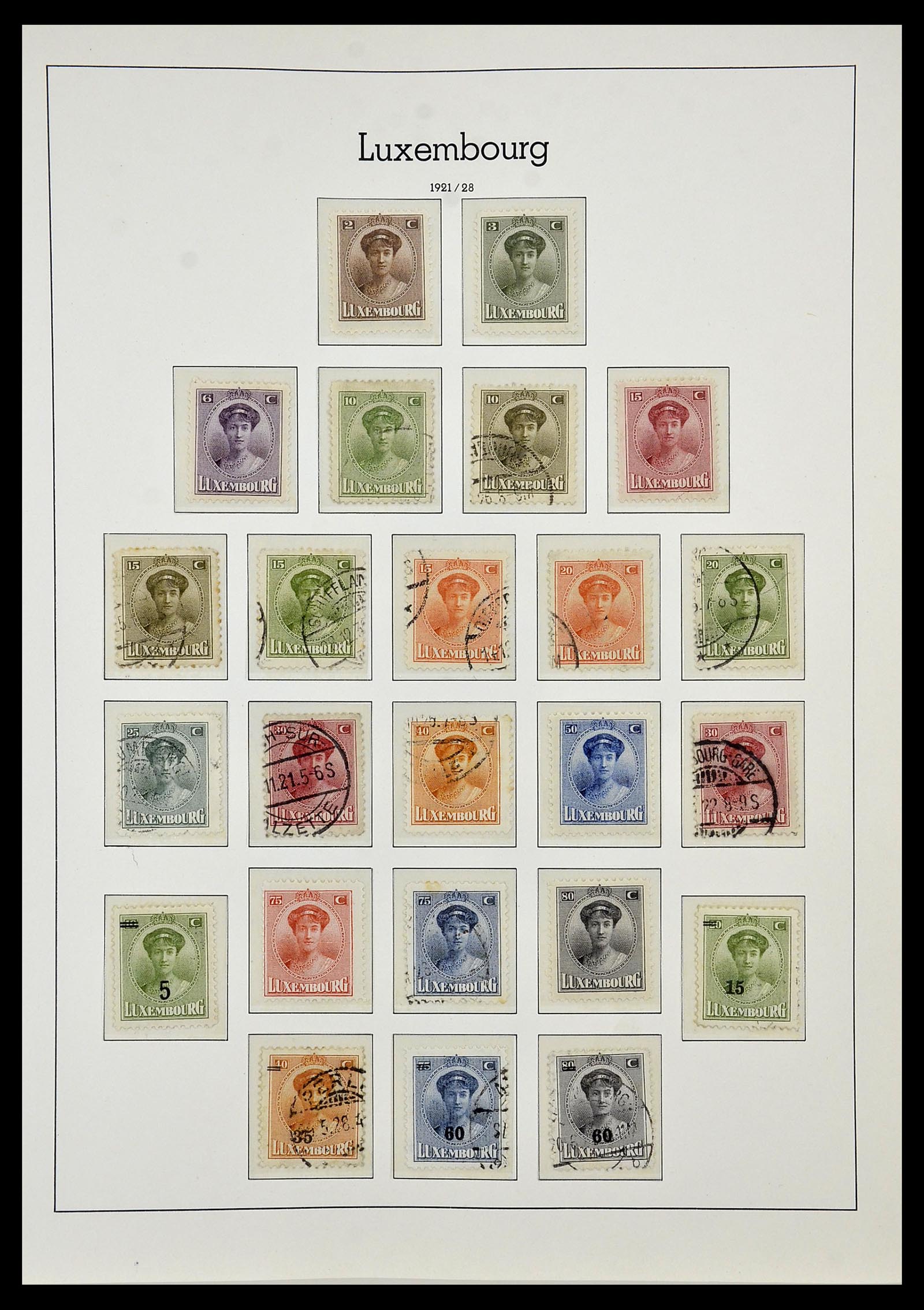 34066 009 - Postzegelverzameling 34066 Luxemburg 1852-2005.