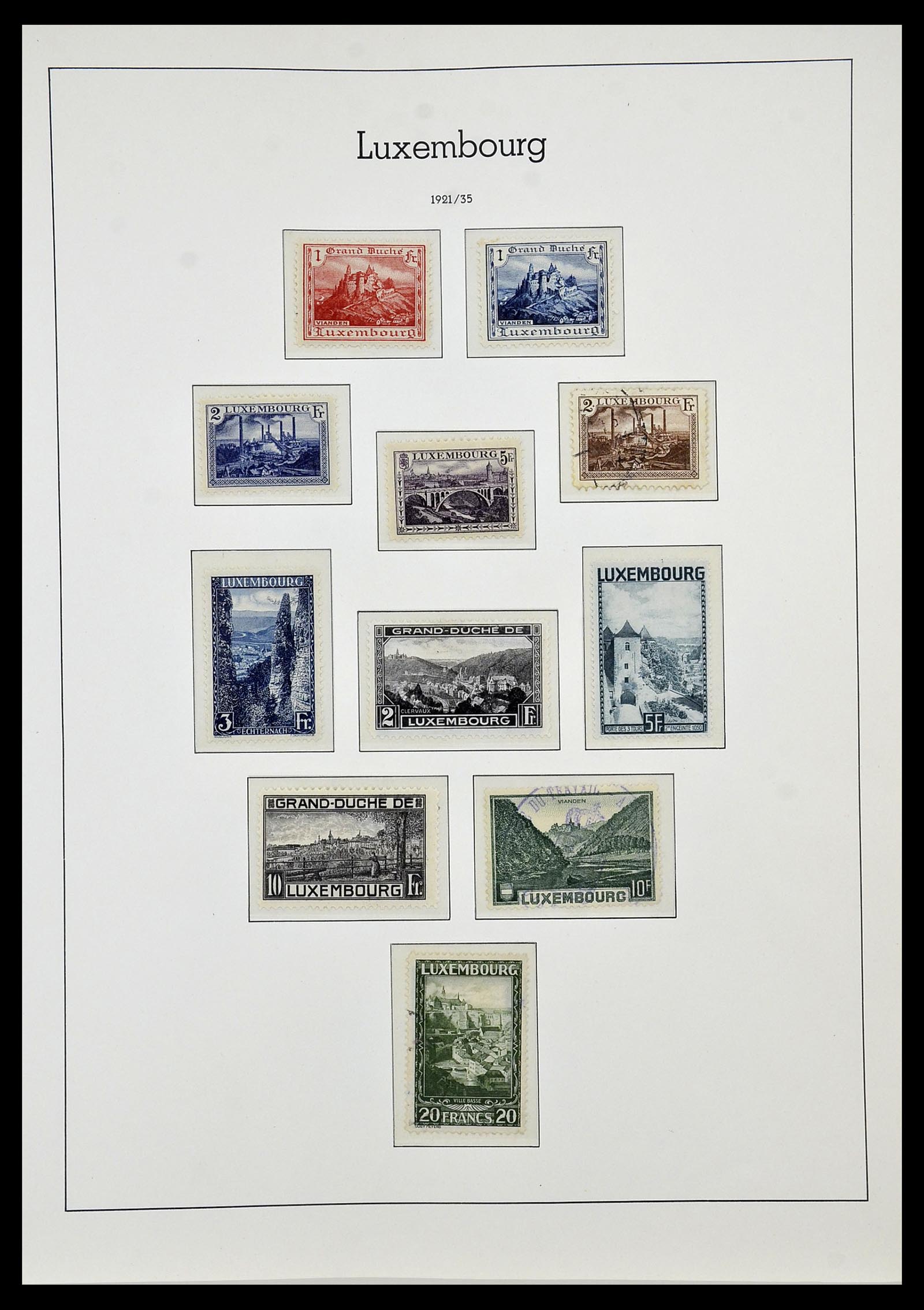 34066 010 - Postzegelverzameling 34066 Luxemburg 1852-2005.