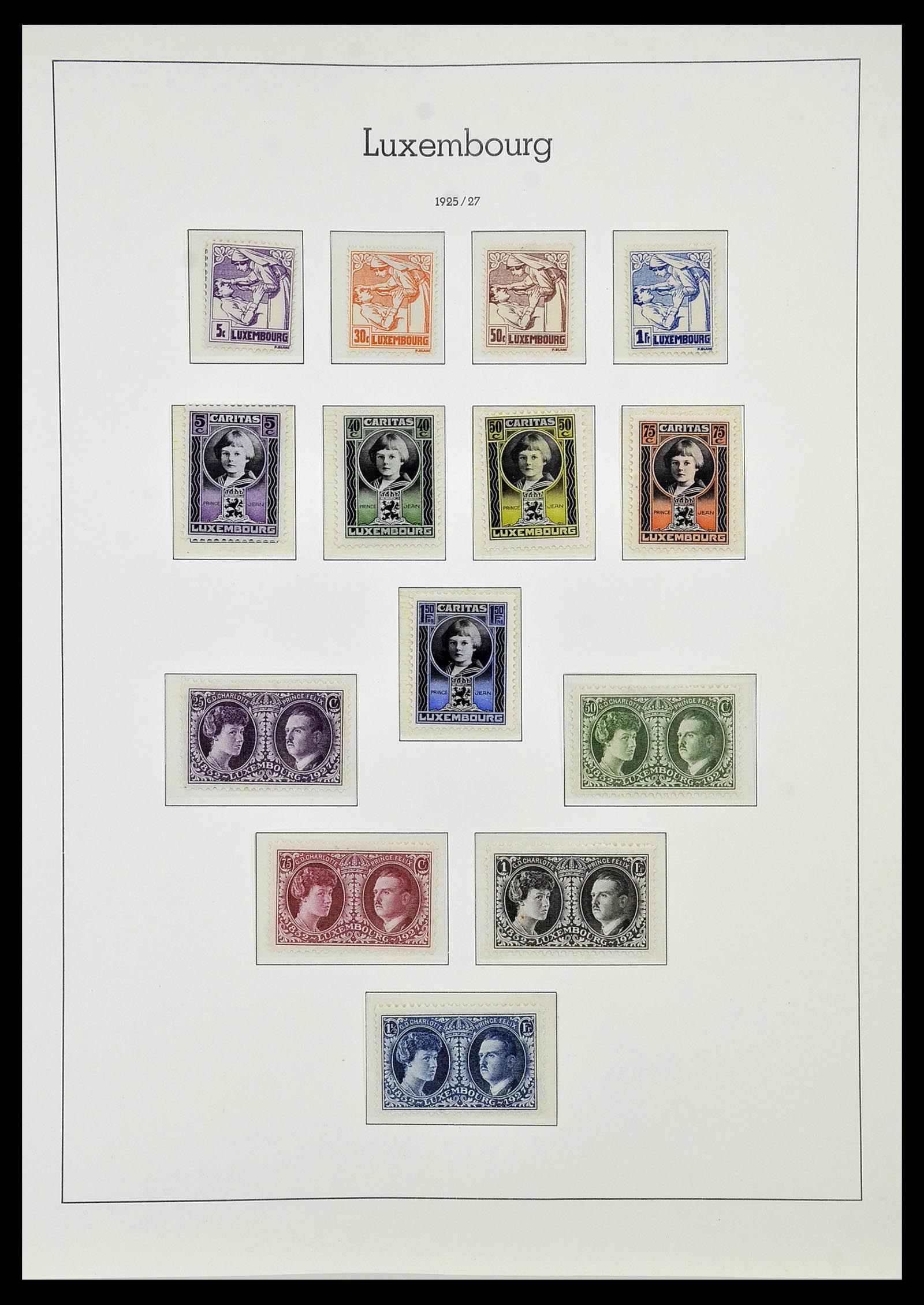 34066 013 - Postzegelverzameling 34066 Luxemburg 1852-2005.