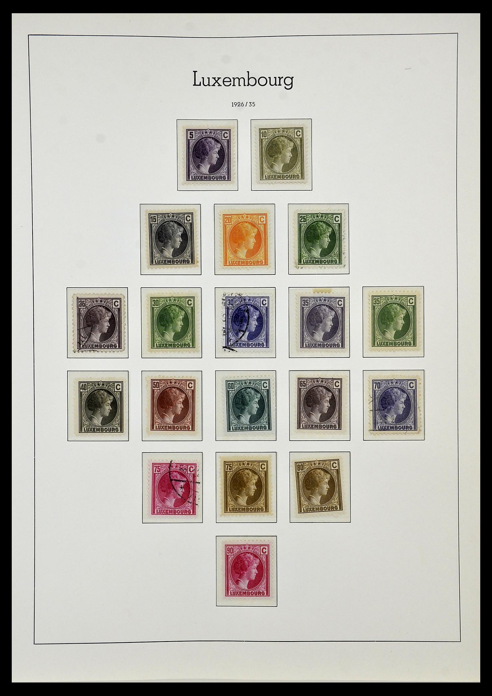 34066 014 - Postzegelverzameling 34066 Luxemburg 1852-2005.