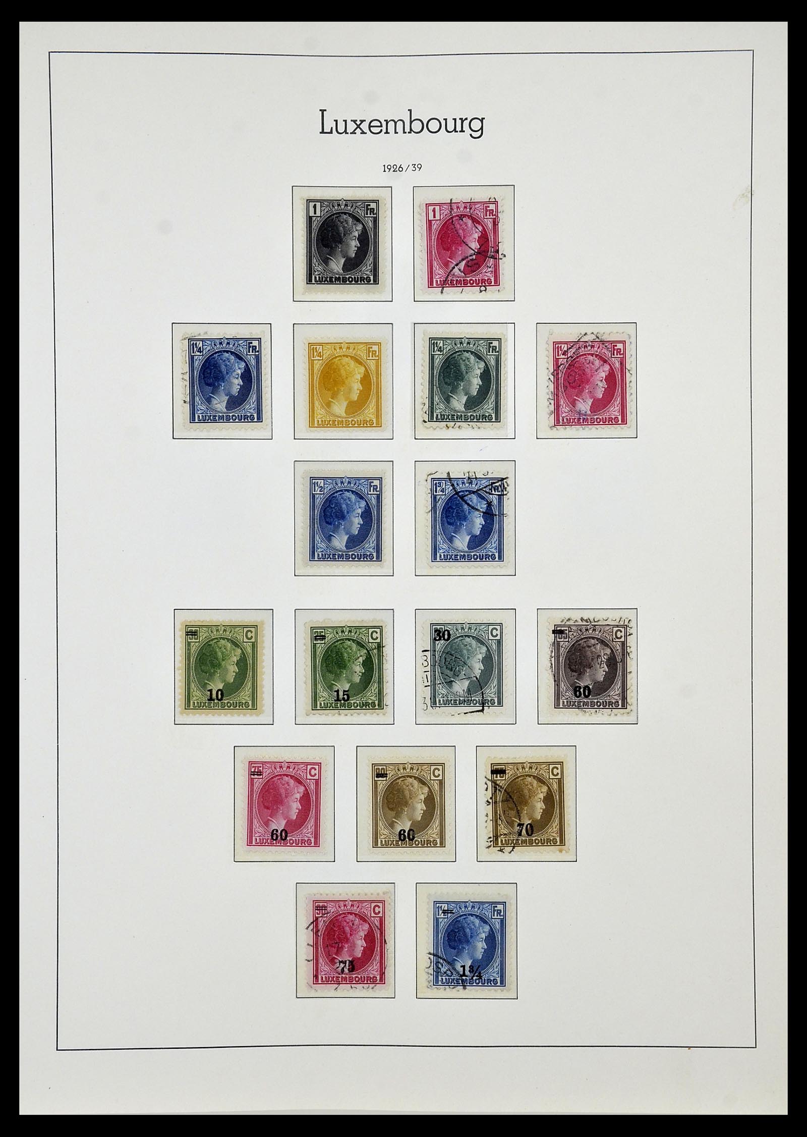 34066 015 - Postzegelverzameling 34066 Luxemburg 1852-2005.