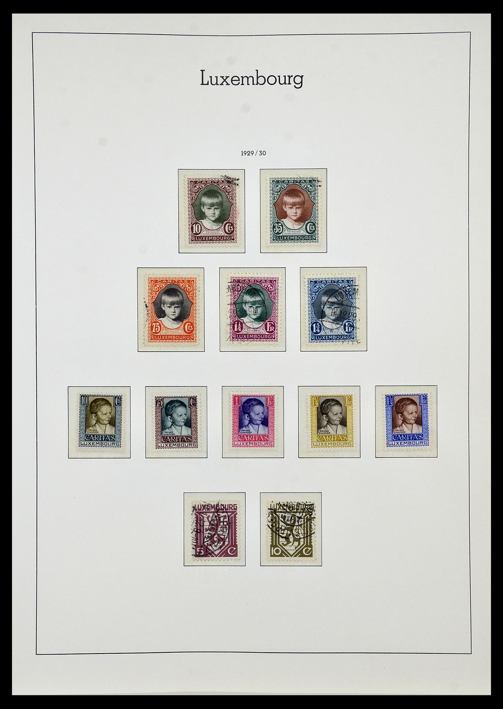 34066 017 - Postzegelverzameling 34066 Luxemburg 1852-2005.