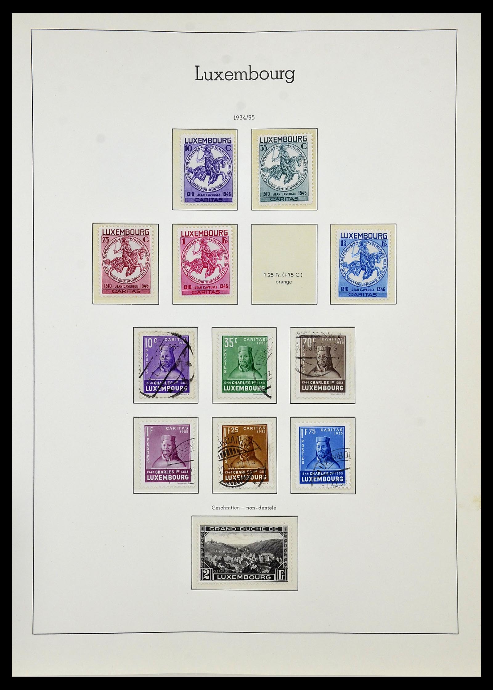 34066 020 - Postzegelverzameling 34066 Luxemburg 1852-2005.