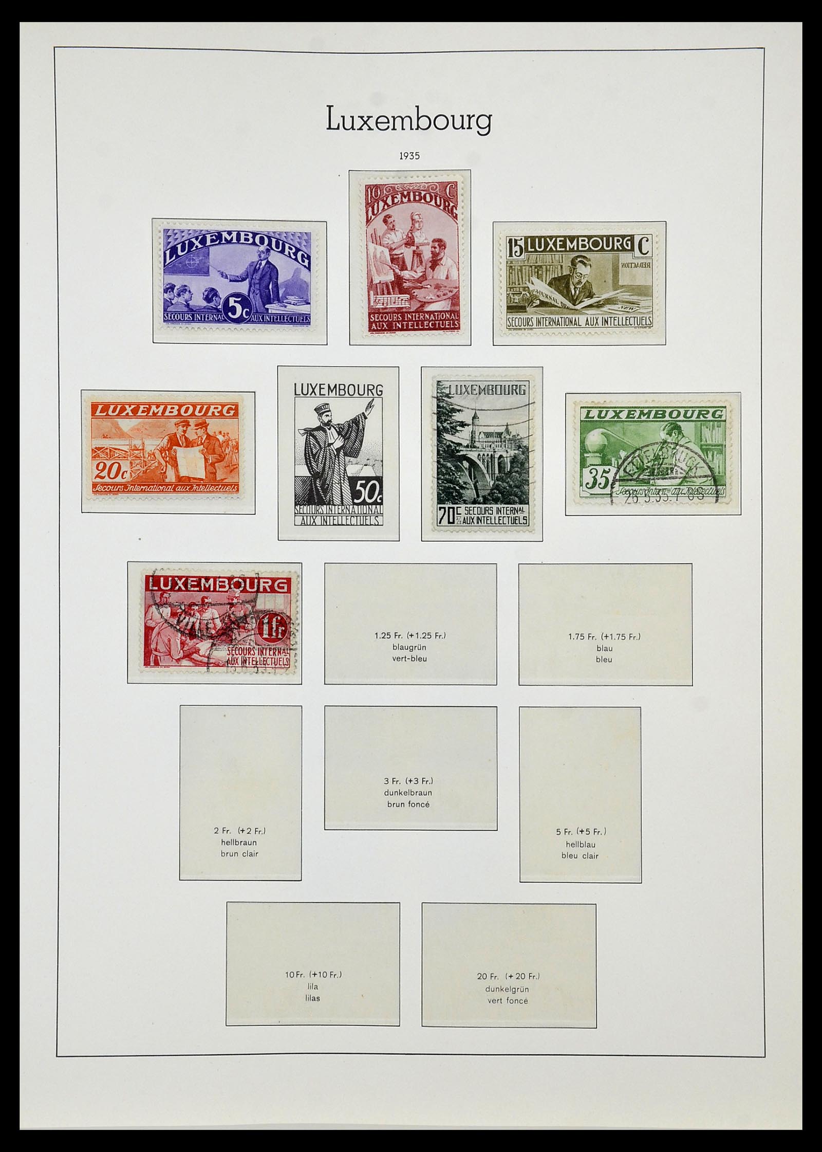 34066 021 - Postzegelverzameling 34066 Luxemburg 1852-2005.
