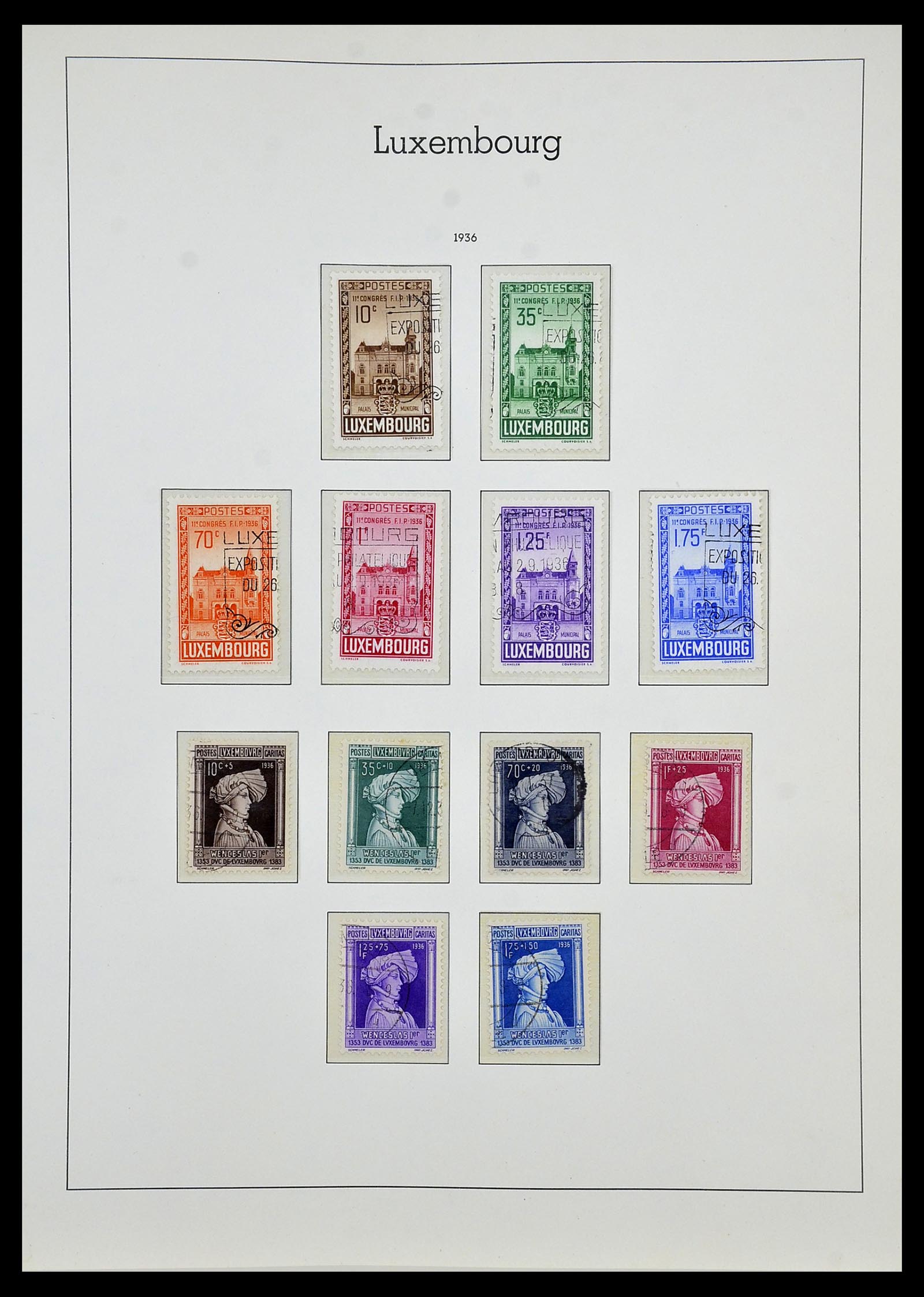 34066 022 - Postzegelverzameling 34066 Luxemburg 1852-2005.