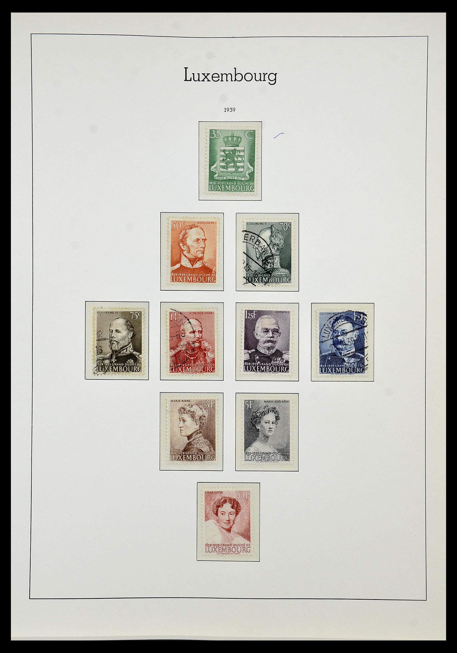 34066 026 - Postzegelverzameling 34066 Luxemburg 1852-2005.