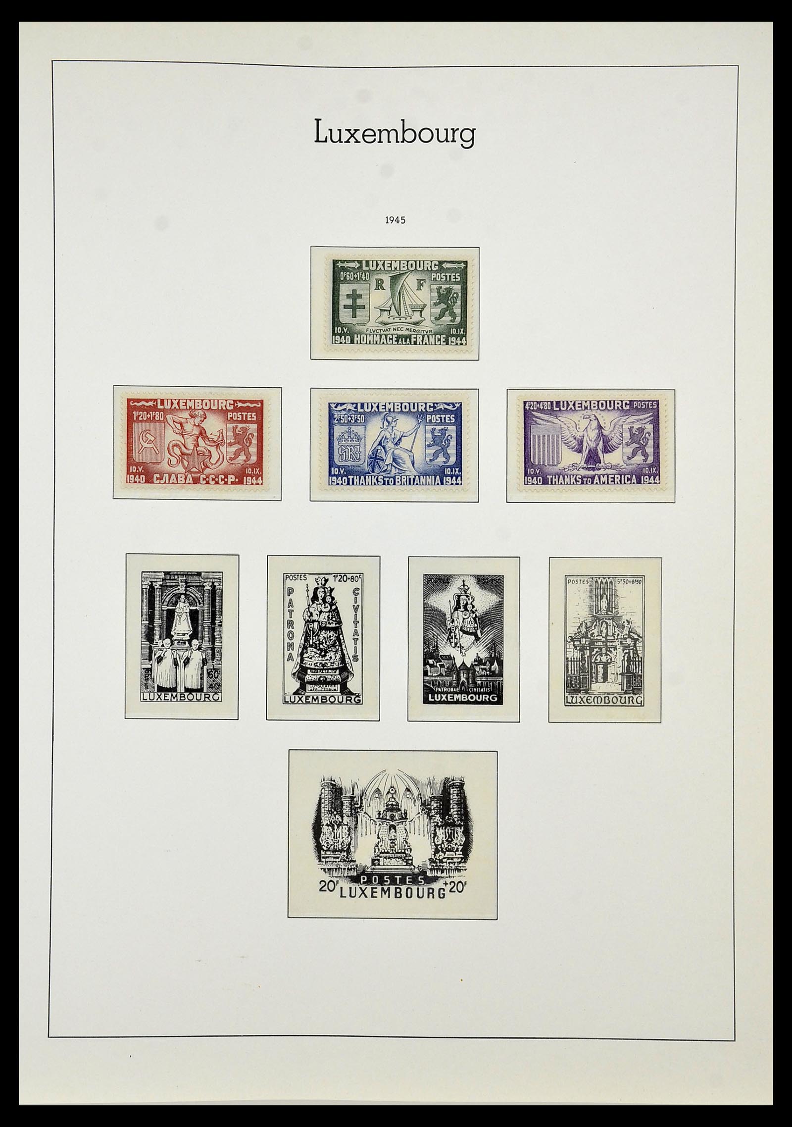 34066 029 - Postzegelverzameling 34066 Luxemburg 1852-2005.