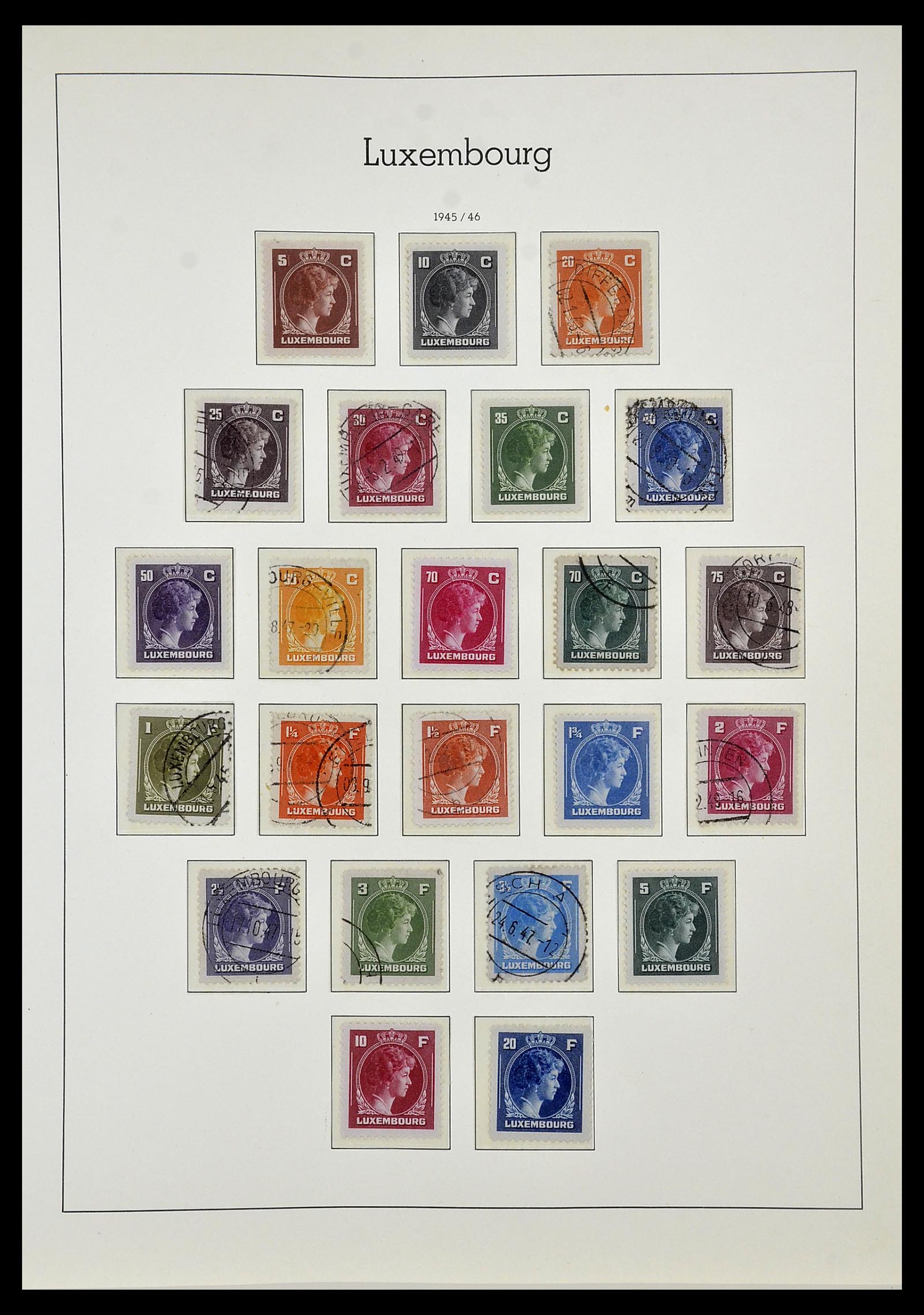 34066 031 - Postzegelverzameling 34066 Luxemburg 1852-2005.