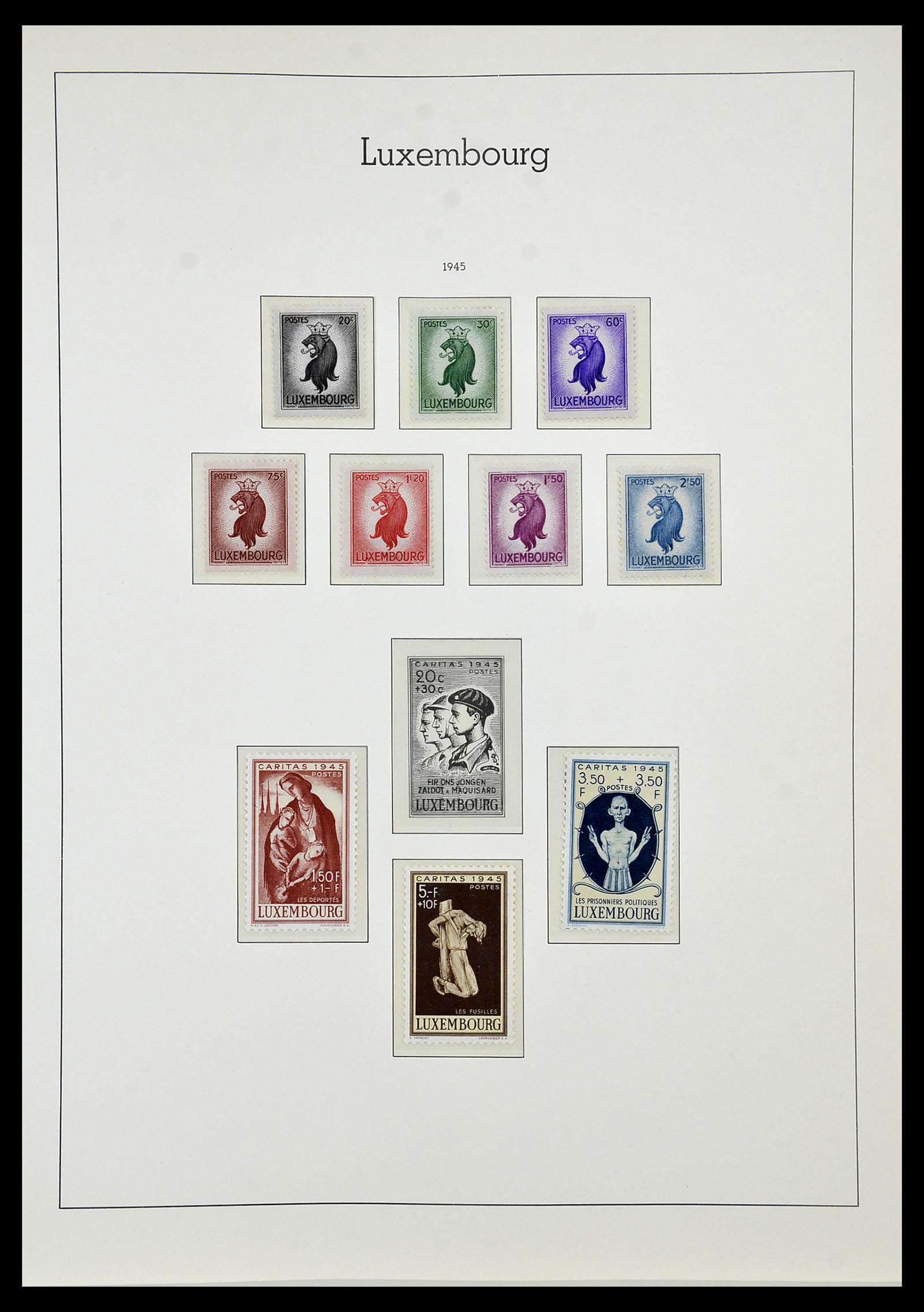 34066 032 - Postzegelverzameling 34066 Luxemburg 1852-2005.
