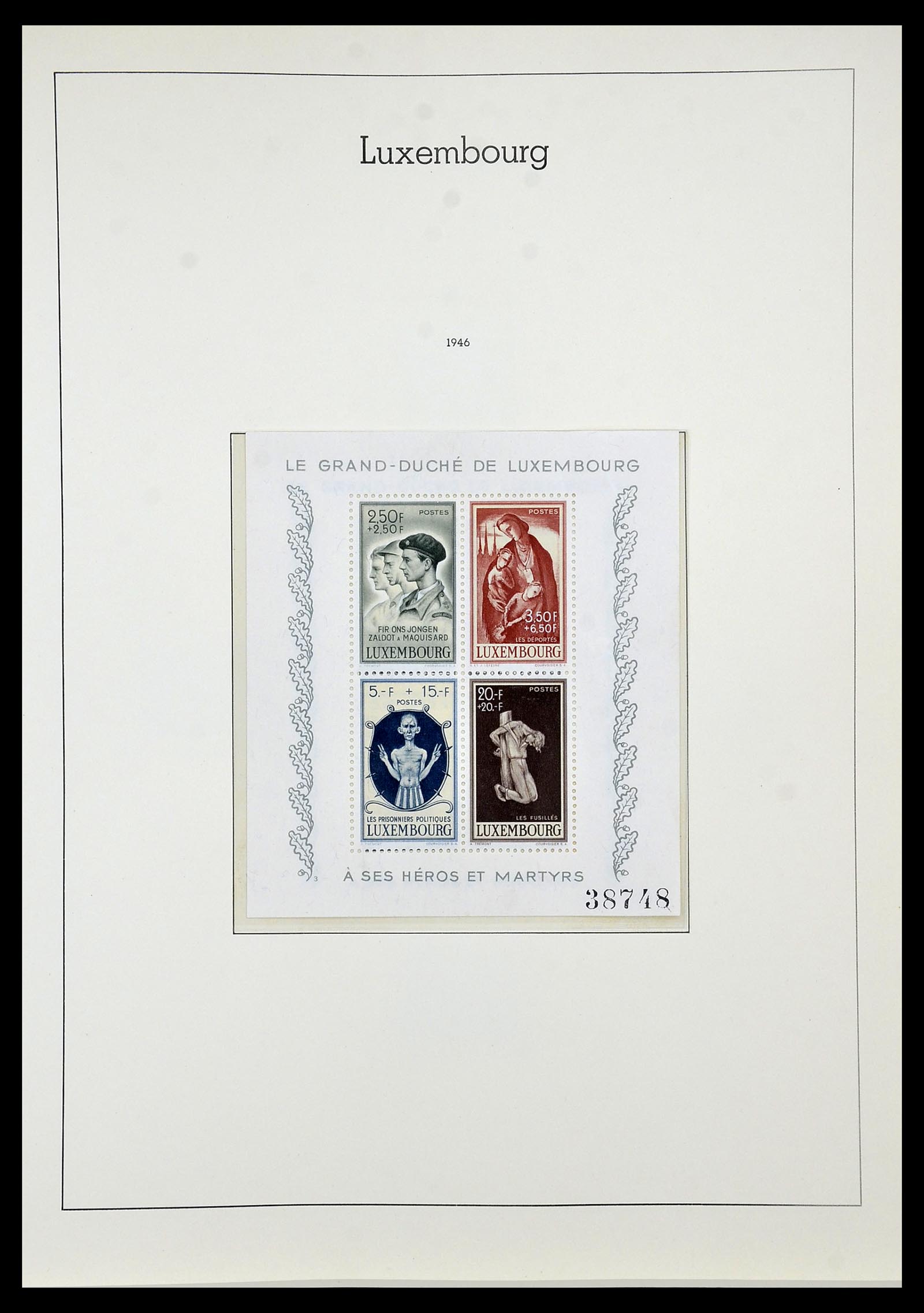 34066 033 - Postzegelverzameling 34066 Luxemburg 1852-2005.