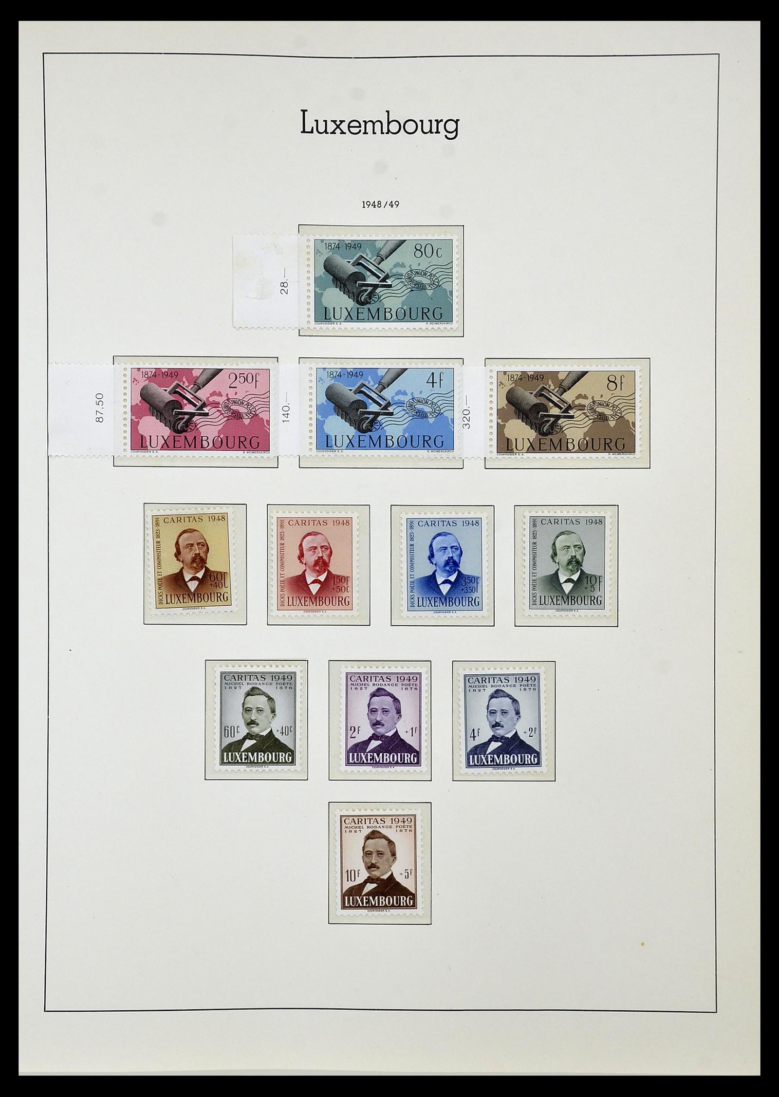 34066 037 - Postzegelverzameling 34066 Luxemburg 1852-2005.