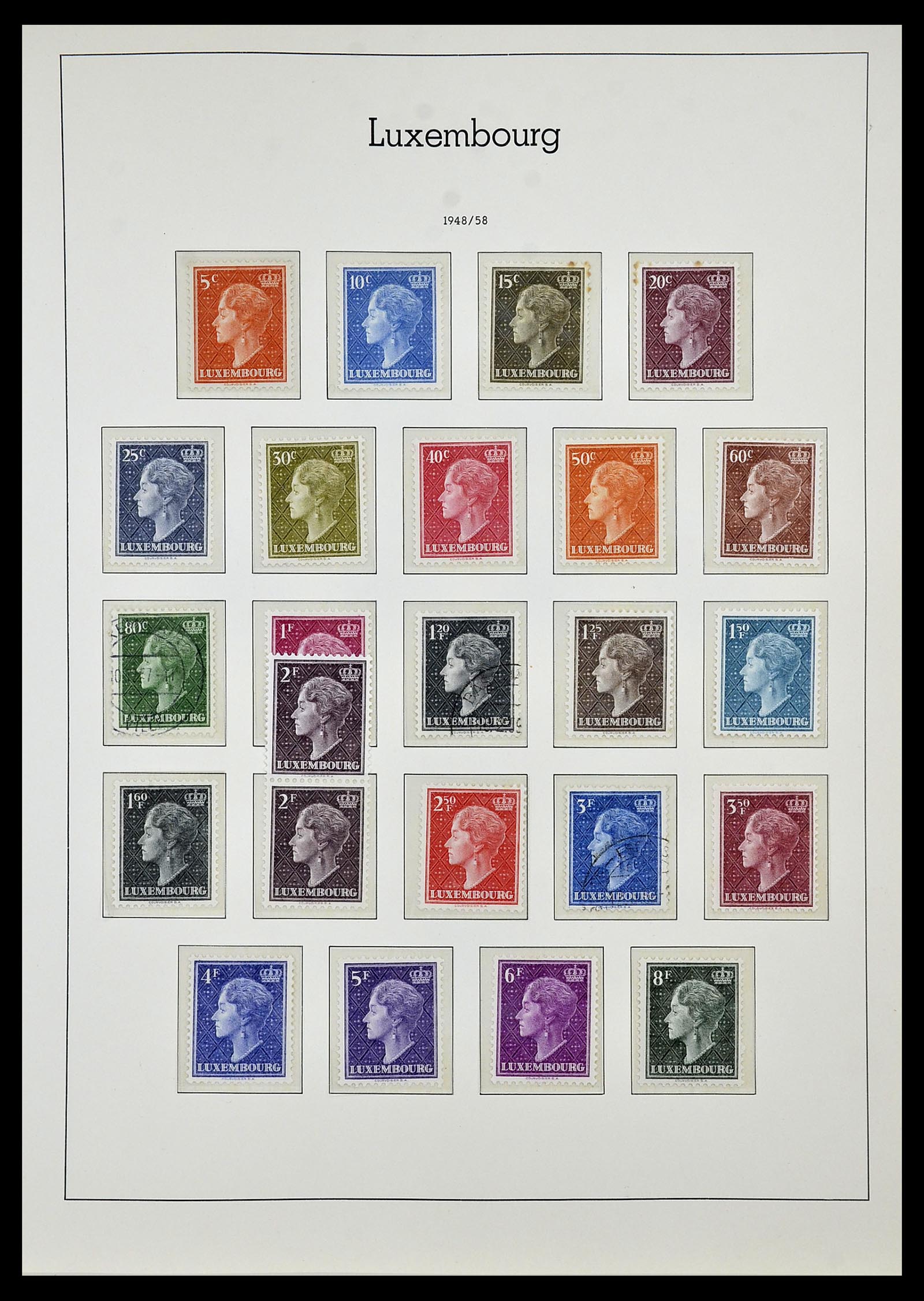 34066 038 - Postzegelverzameling 34066 Luxemburg 1852-2005.
