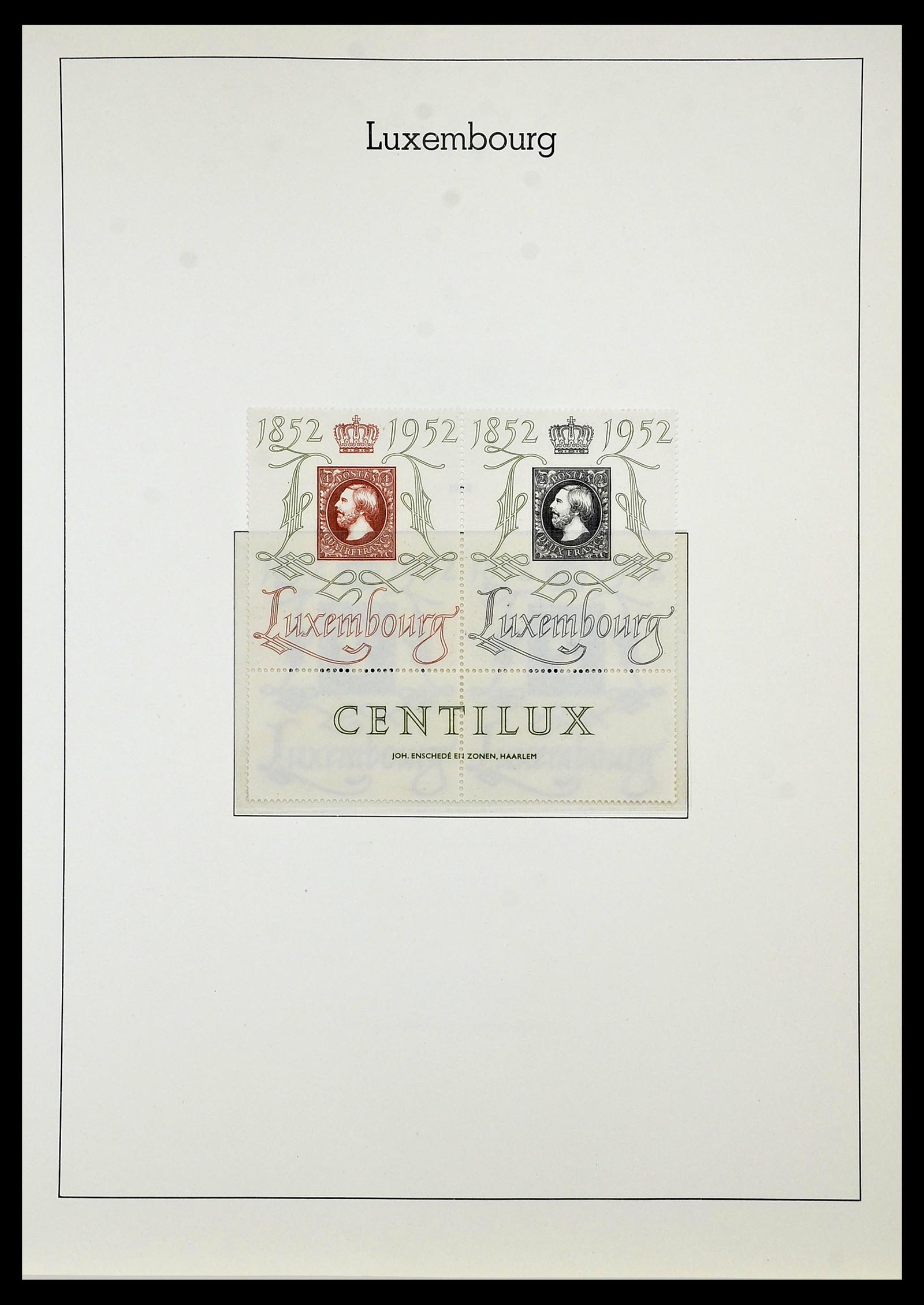 34066 041 - Postzegelverzameling 34066 Luxemburg 1852-2005.