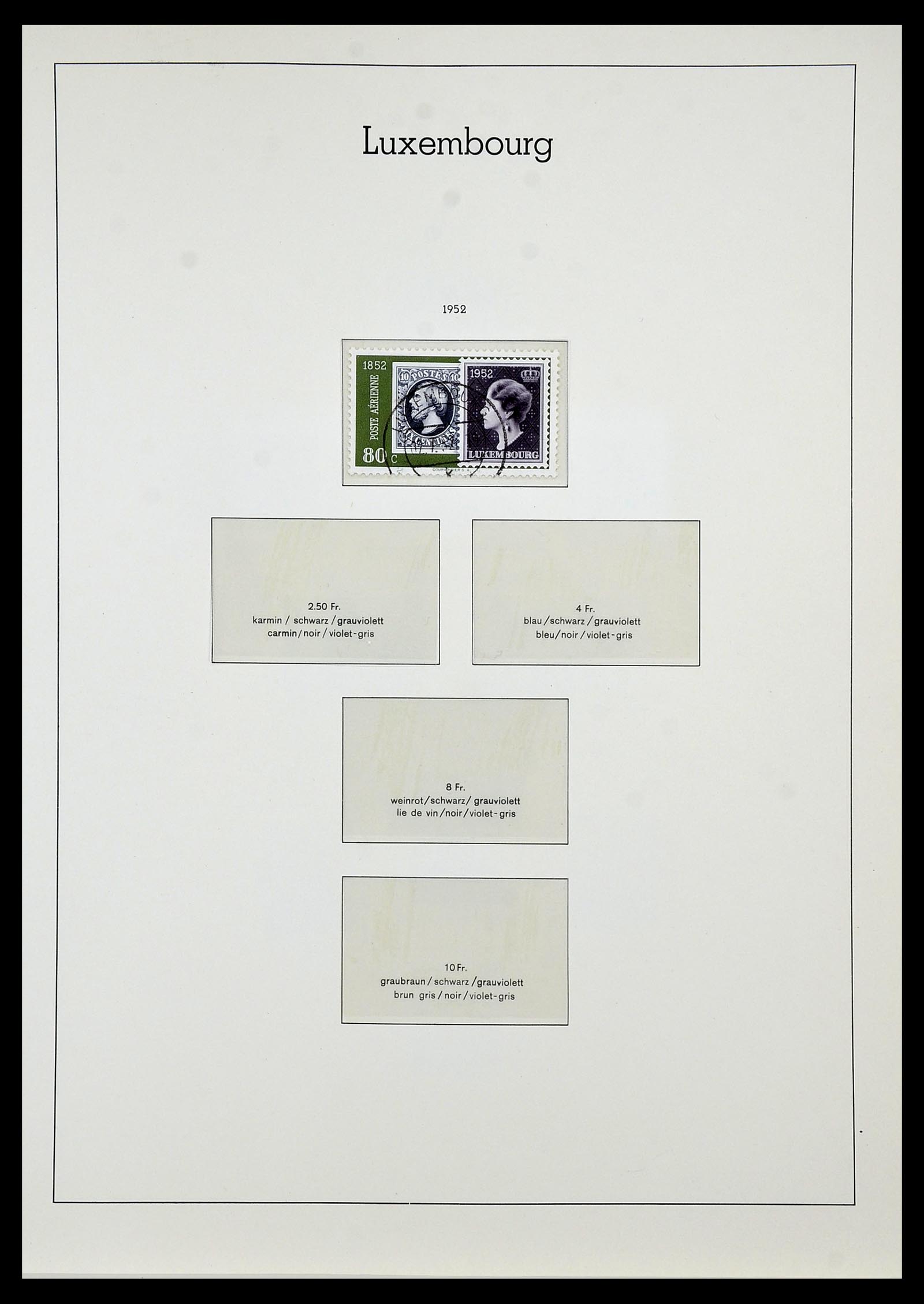 34066 042 - Postzegelverzameling 34066 Luxemburg 1852-2005.