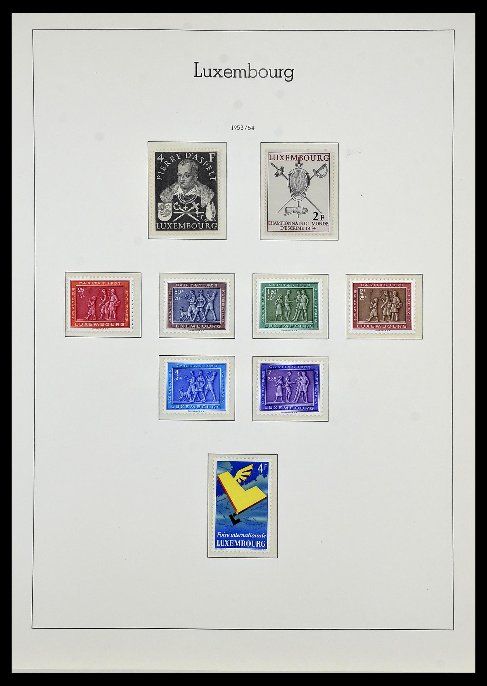 34066 045 - Postzegelverzameling 34066 Luxemburg 1852-2005.