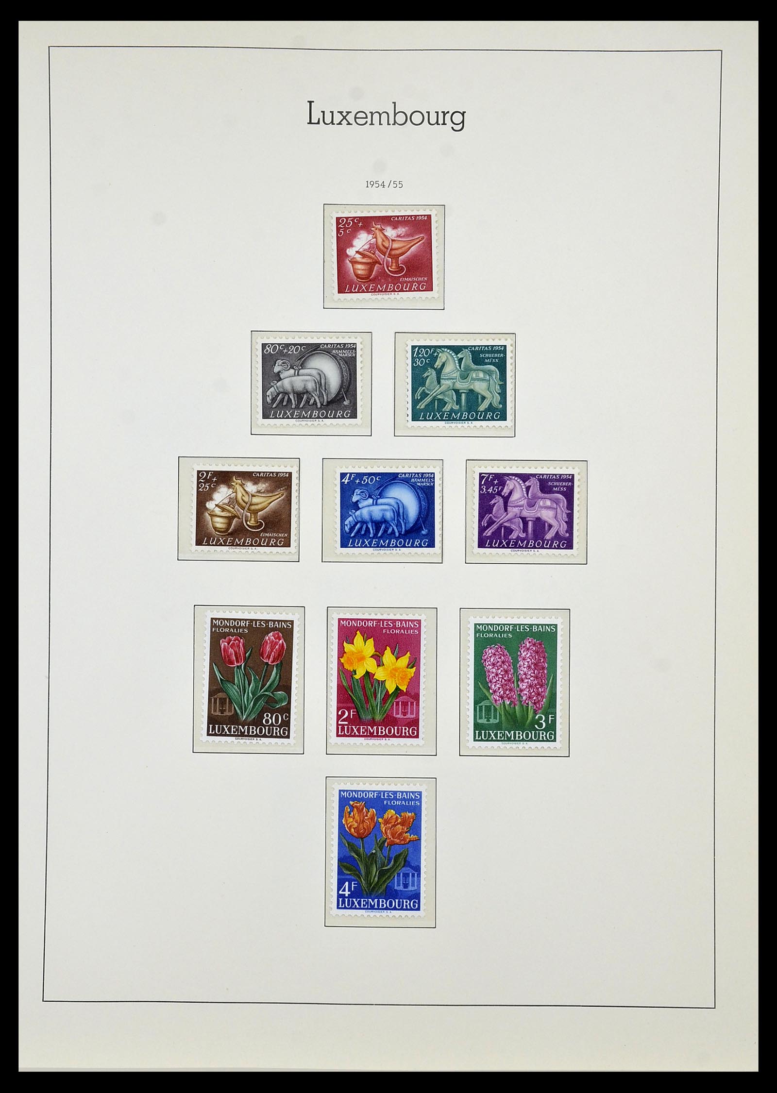 34066 046 - Postzegelverzameling 34066 Luxemburg 1852-2005.
