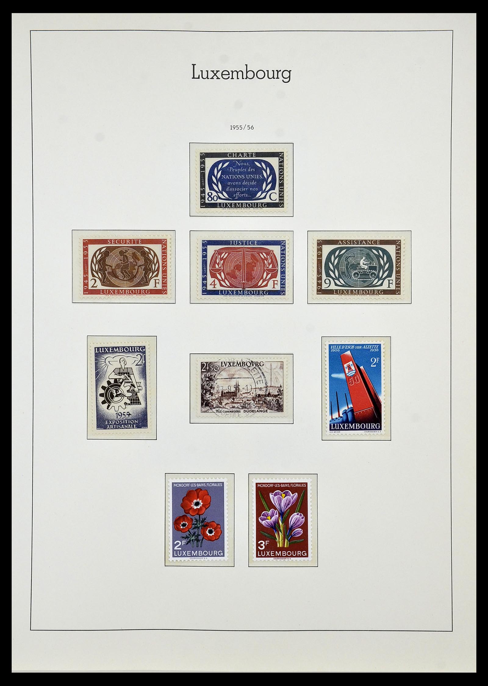 34066 047 - Postzegelverzameling 34066 Luxemburg 1852-2005.