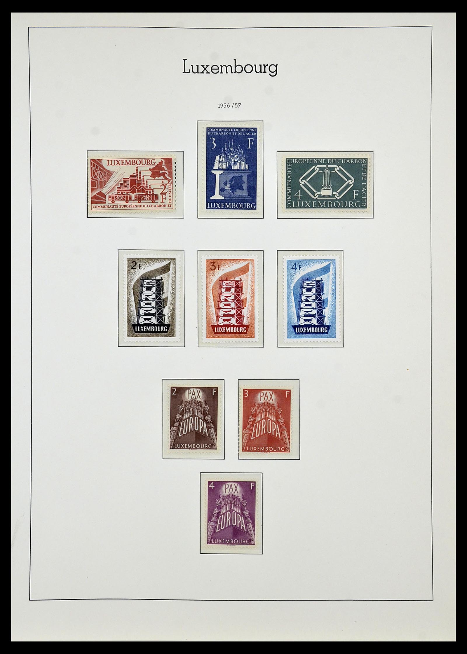 34066 049 - Postzegelverzameling 34066 Luxemburg 1852-2005.