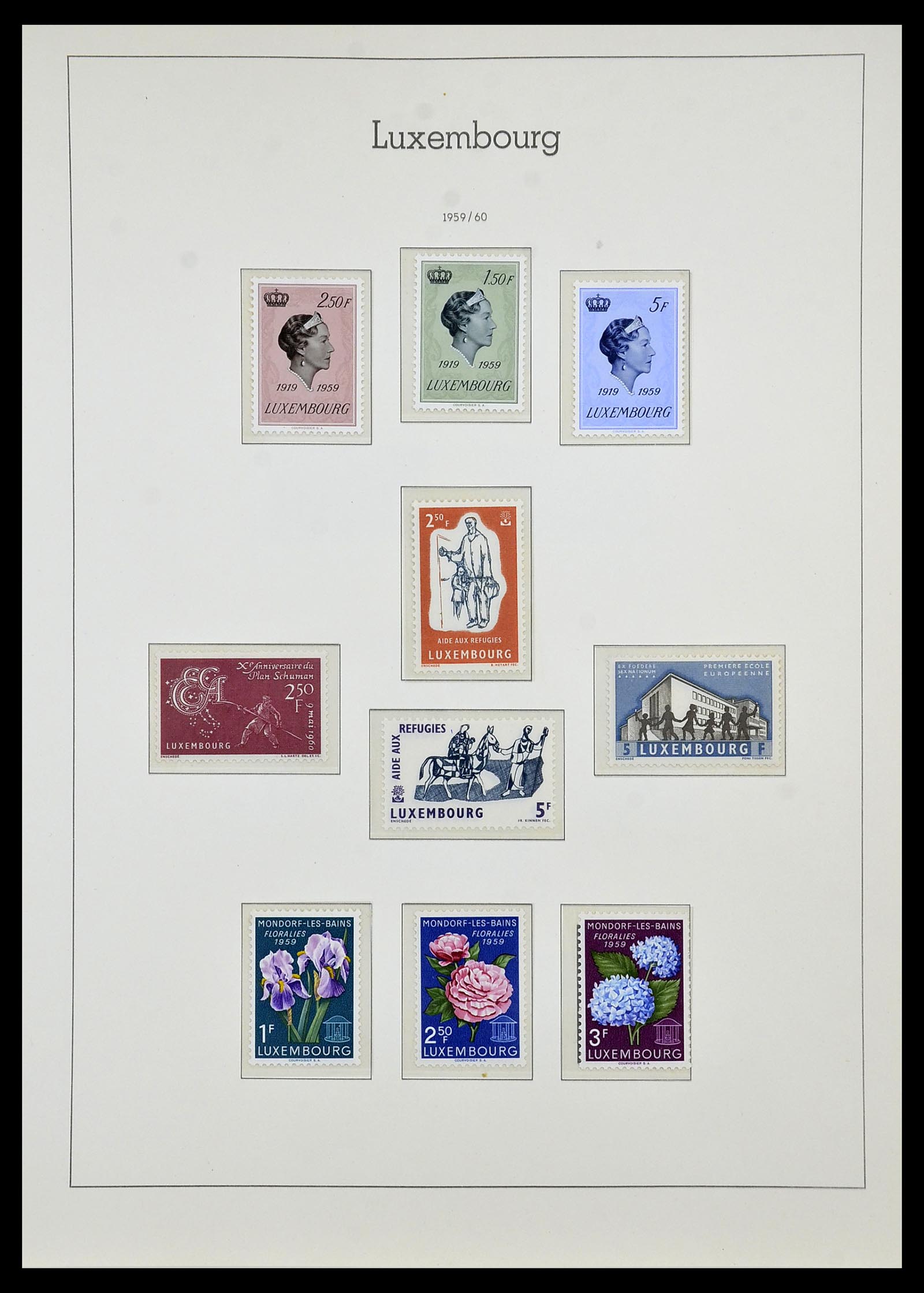 34066 054 - Postzegelverzameling 34066 Luxemburg 1852-2005.