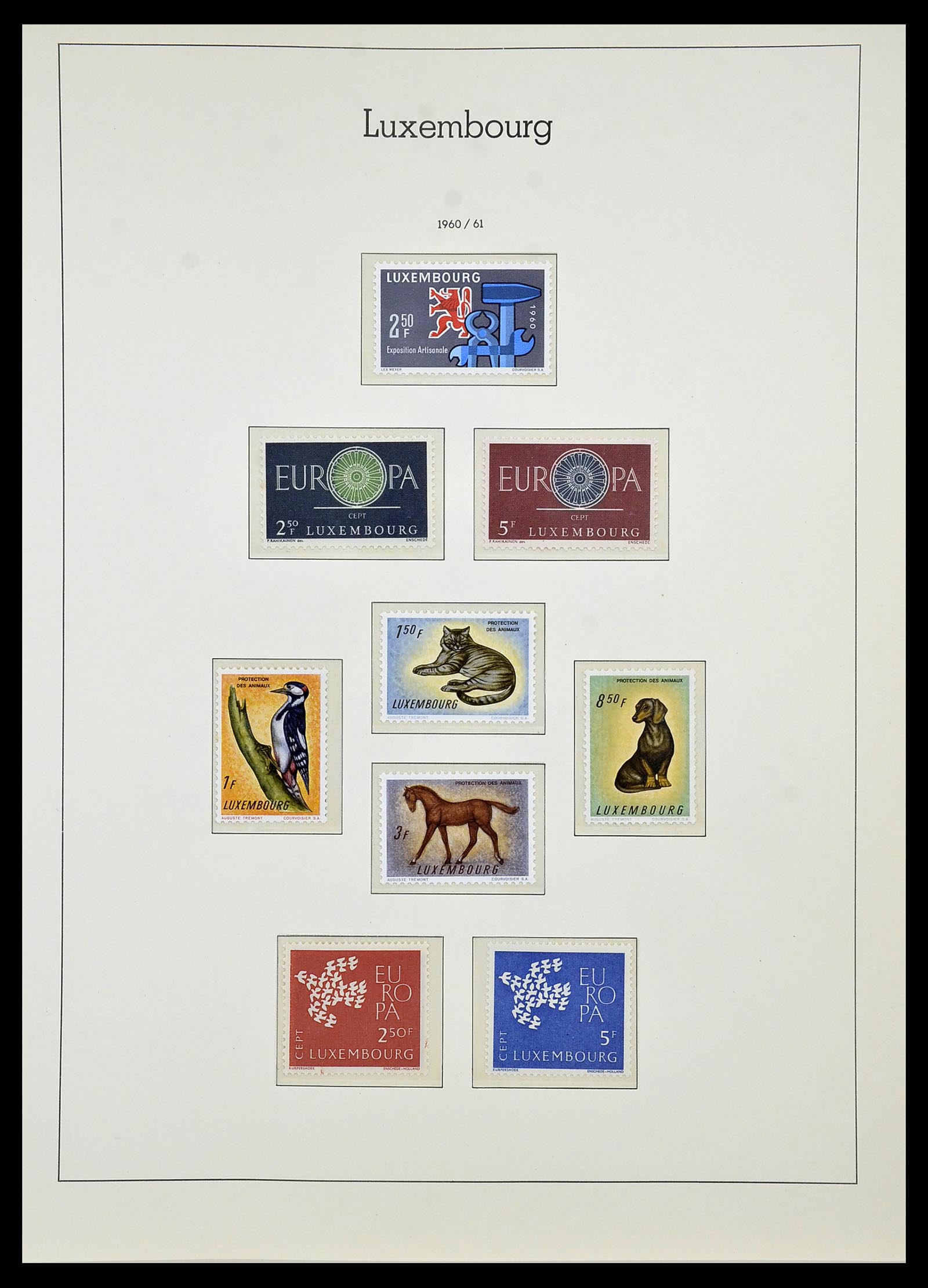 34066 055 - Postzegelverzameling 34066 Luxemburg 1852-2005.