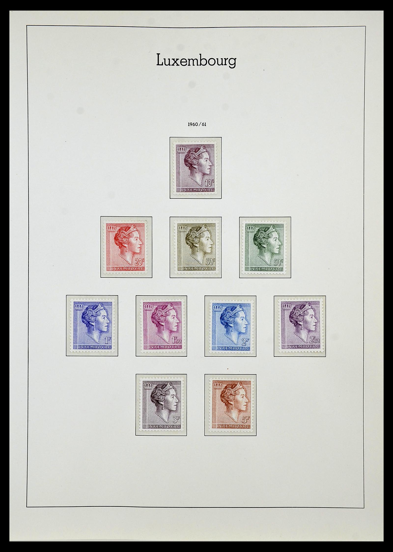 34066 056 - Postzegelverzameling 34066 Luxemburg 1852-2005.