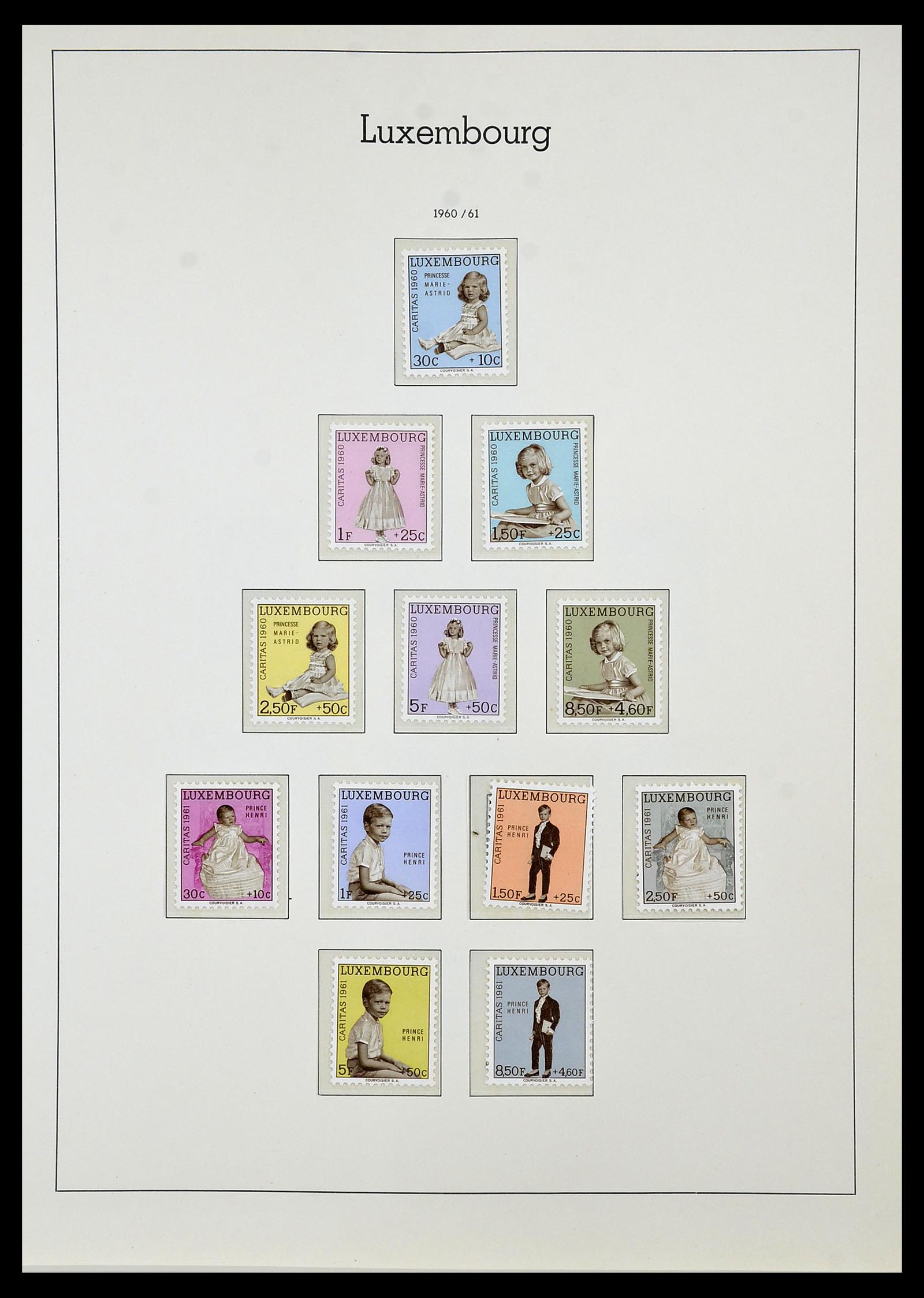 34066 057 - Postzegelverzameling 34066 Luxemburg 1852-2005.