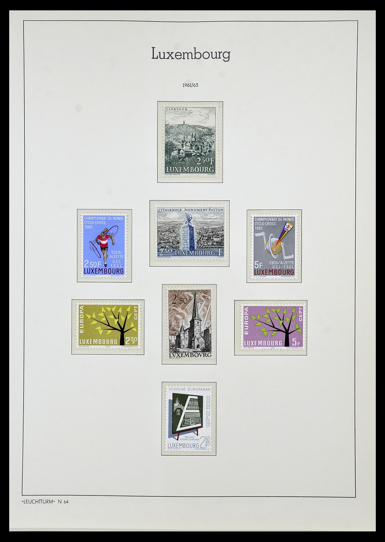 34066 058 - Postzegelverzameling 34066 Luxemburg 1852-2005.