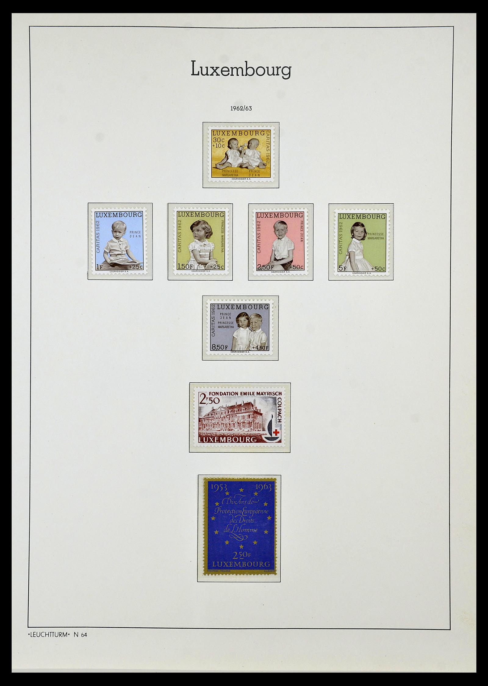 34066 059 - Postzegelverzameling 34066 Luxemburg 1852-2005.