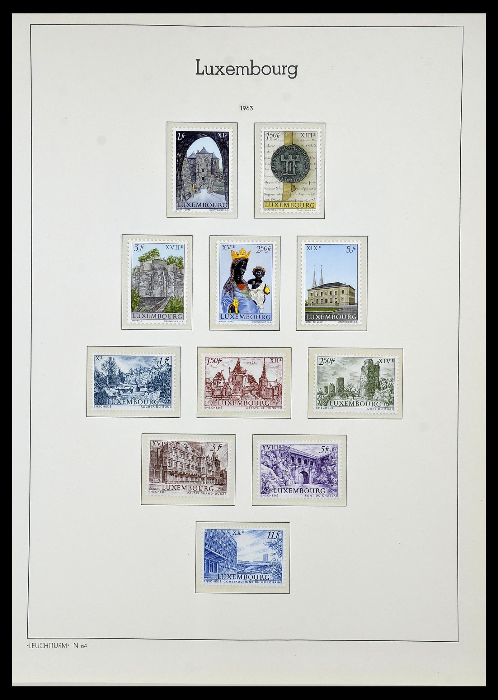 34066 060 - Postzegelverzameling 34066 Luxemburg 1852-2005.