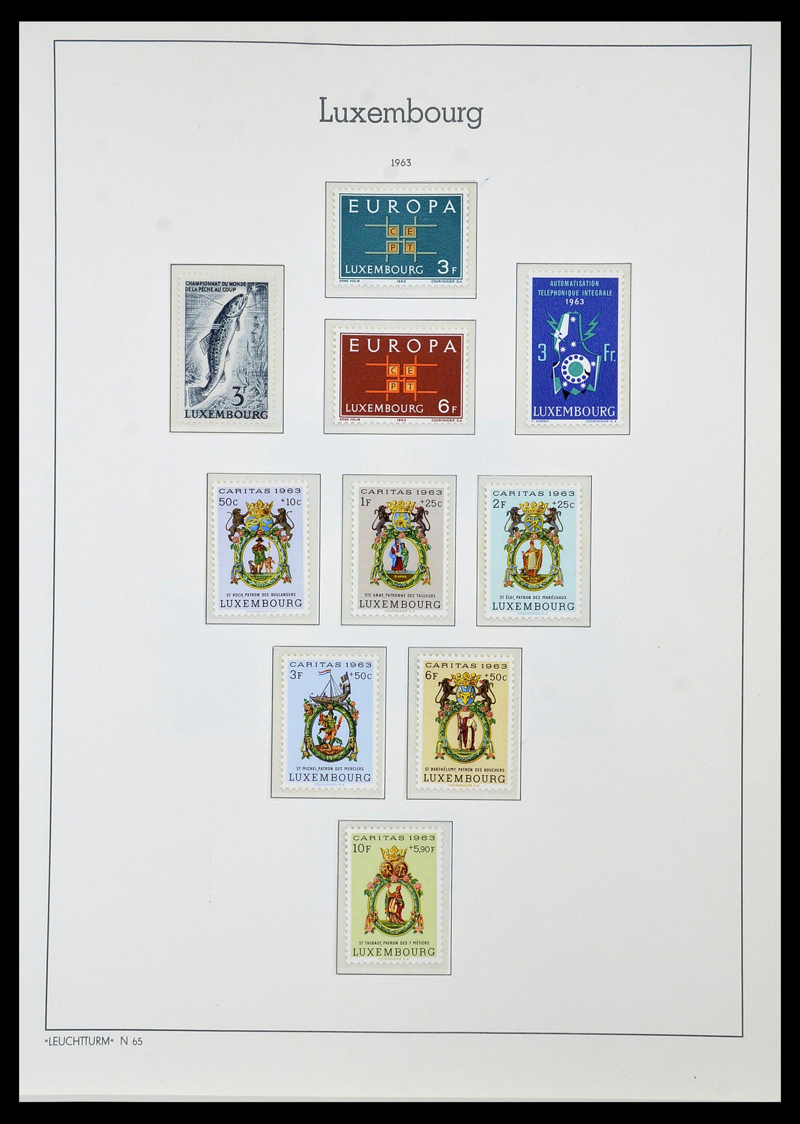 34066 061 - Postzegelverzameling 34066 Luxemburg 1852-2005.