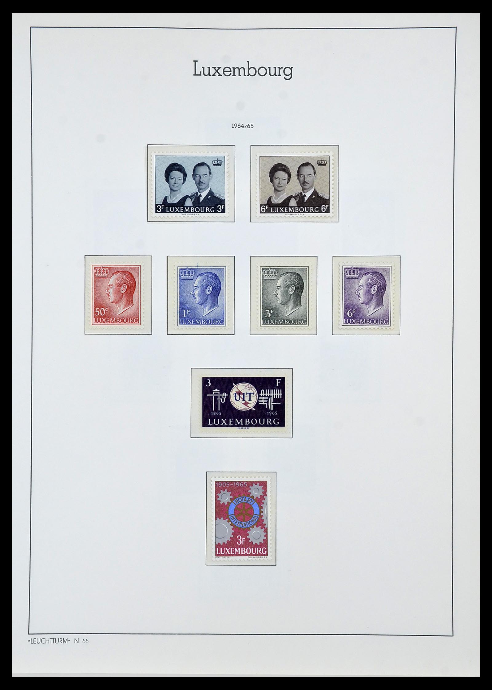 34066 063 - Postzegelverzameling 34066 Luxemburg 1852-2005.