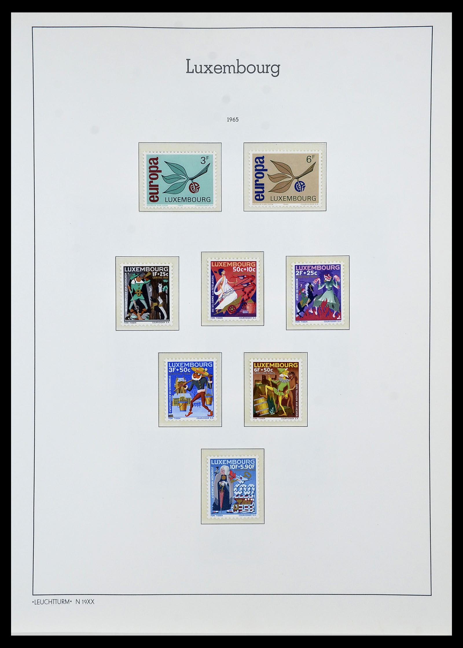 34066 065 - Postzegelverzameling 34066 Luxemburg 1852-2005.
