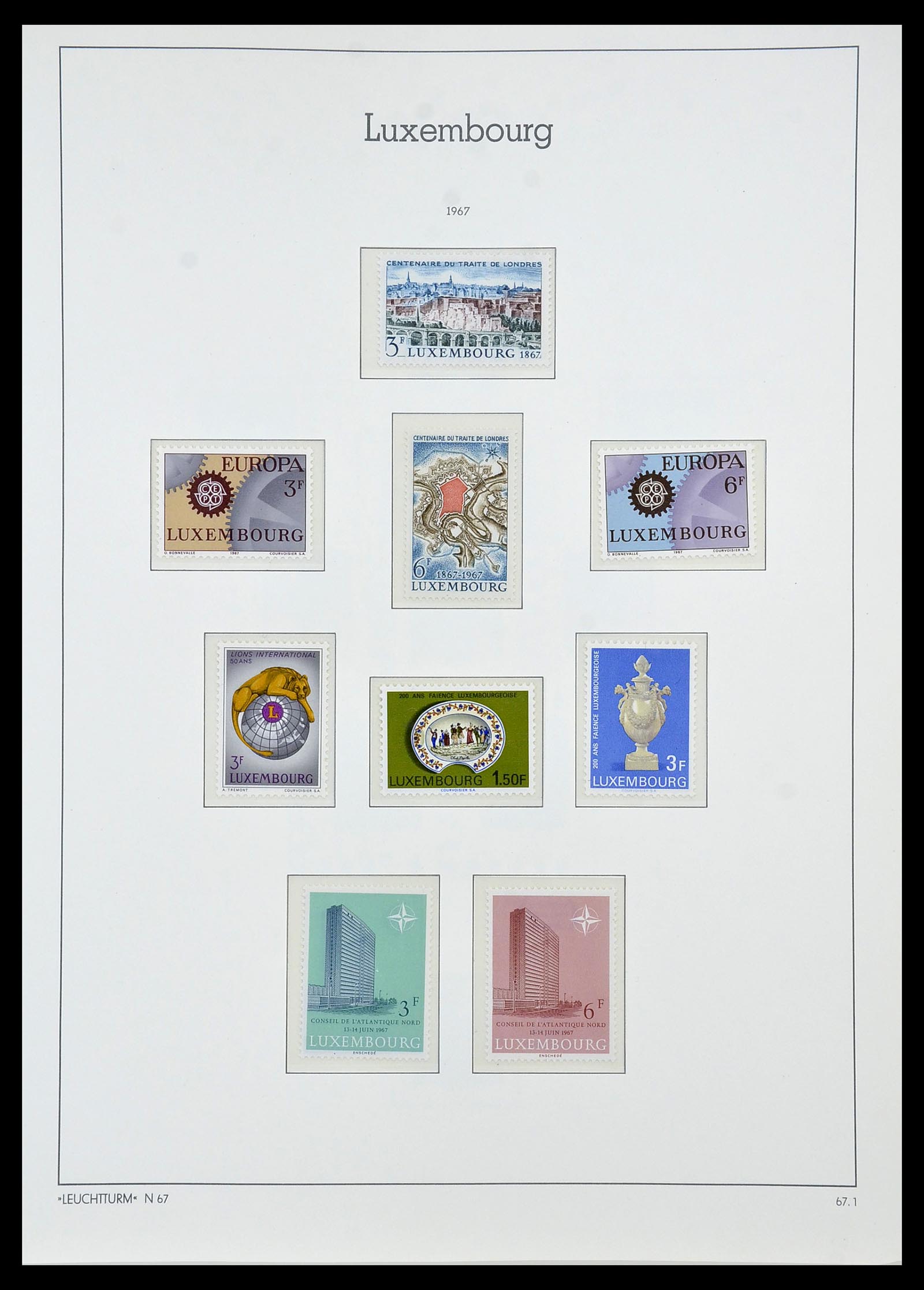 34066 068 - Postzegelverzameling 34066 Luxemburg 1852-2005.