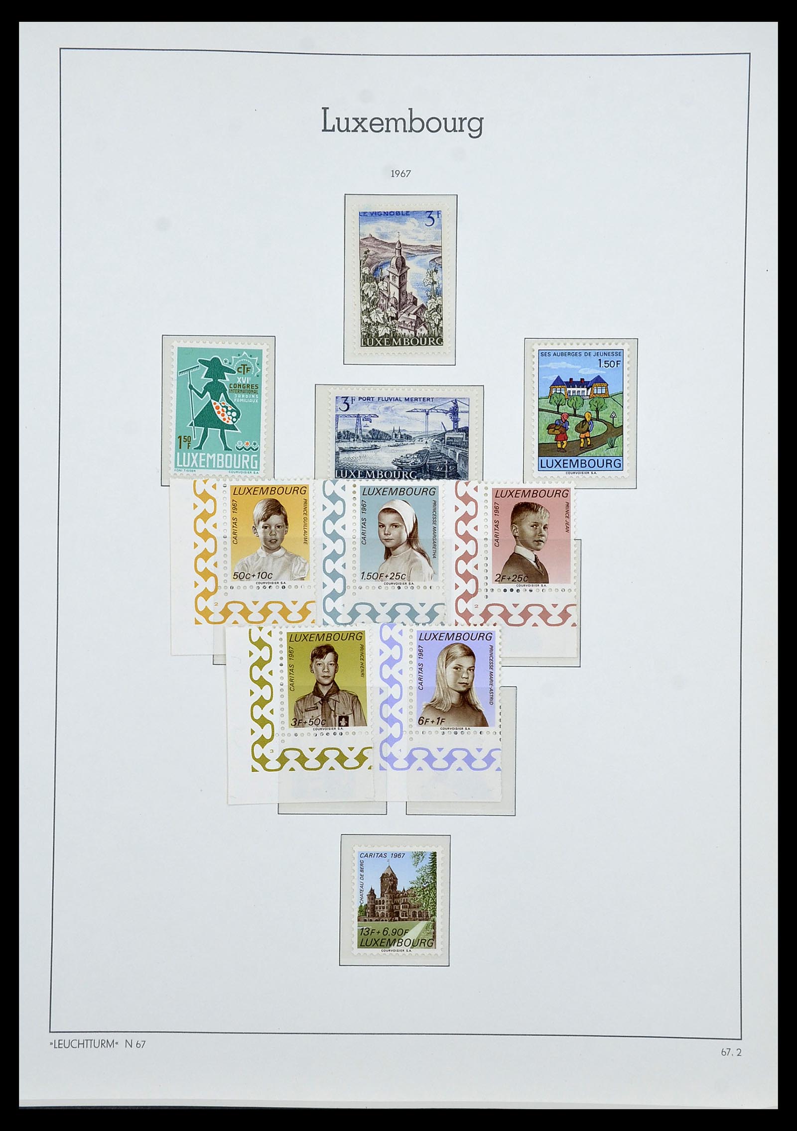 34066 069 - Postzegelverzameling 34066 Luxemburg 1852-2005.