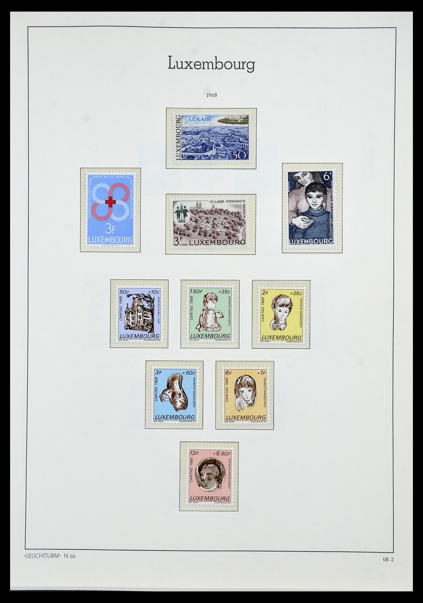 34066 071 - Postzegelverzameling 34066 Luxemburg 1852-2005.